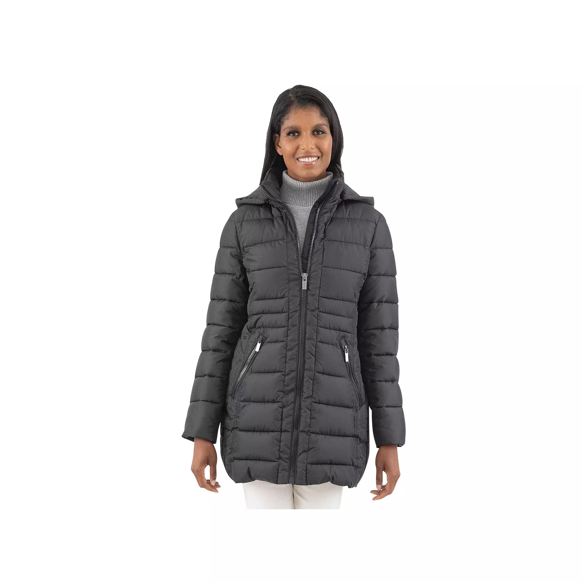 Women's Fleet Street Detachable Hooded Puffer Coat,  Product Image