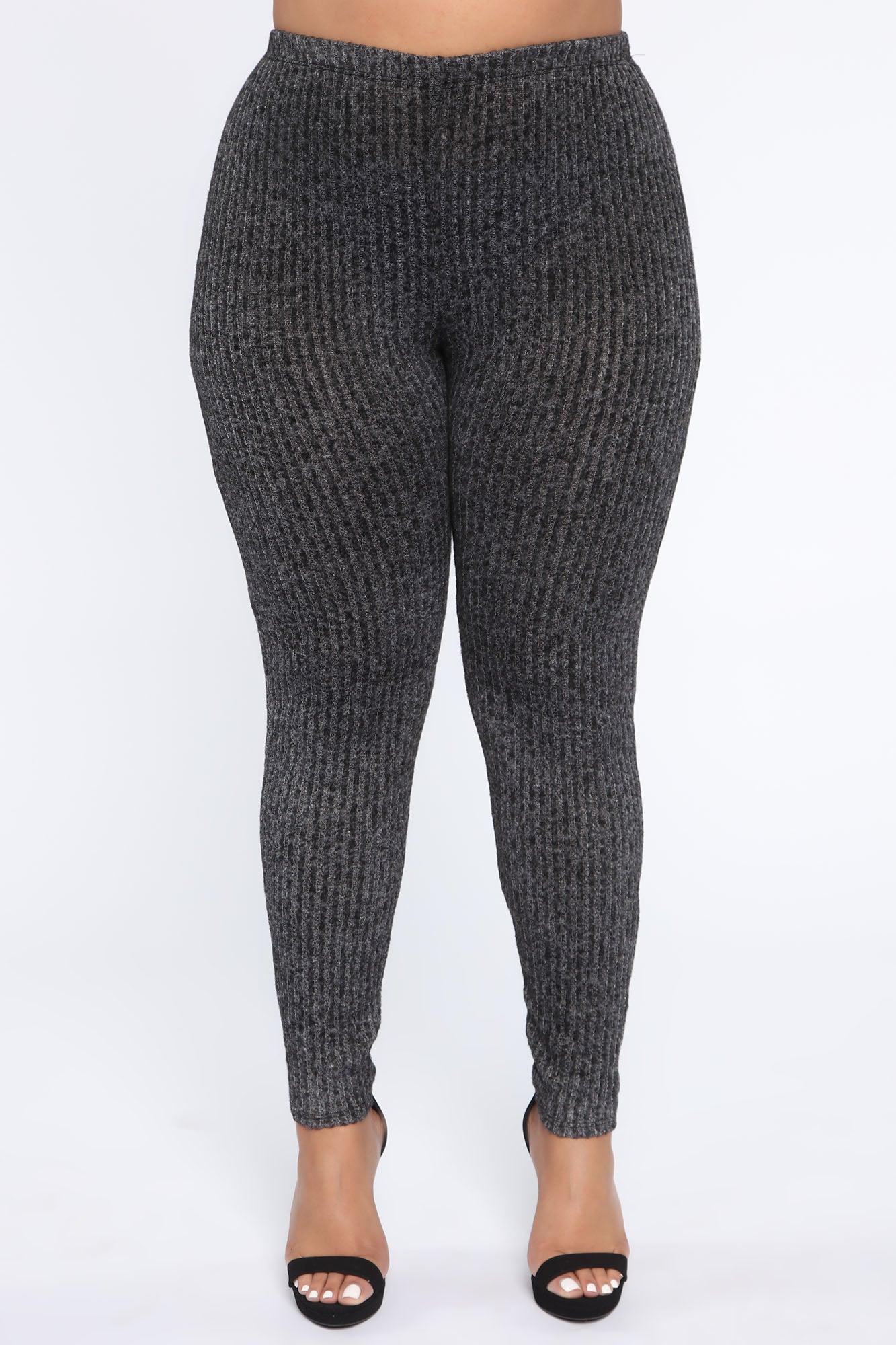 Feeling The Chill Sweater Set - Charcoal Female Product Image