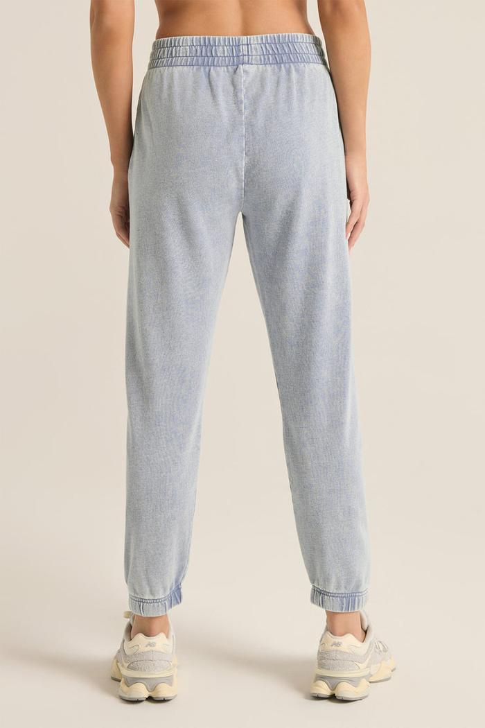 Slim Knit Denim Jogger Product Image