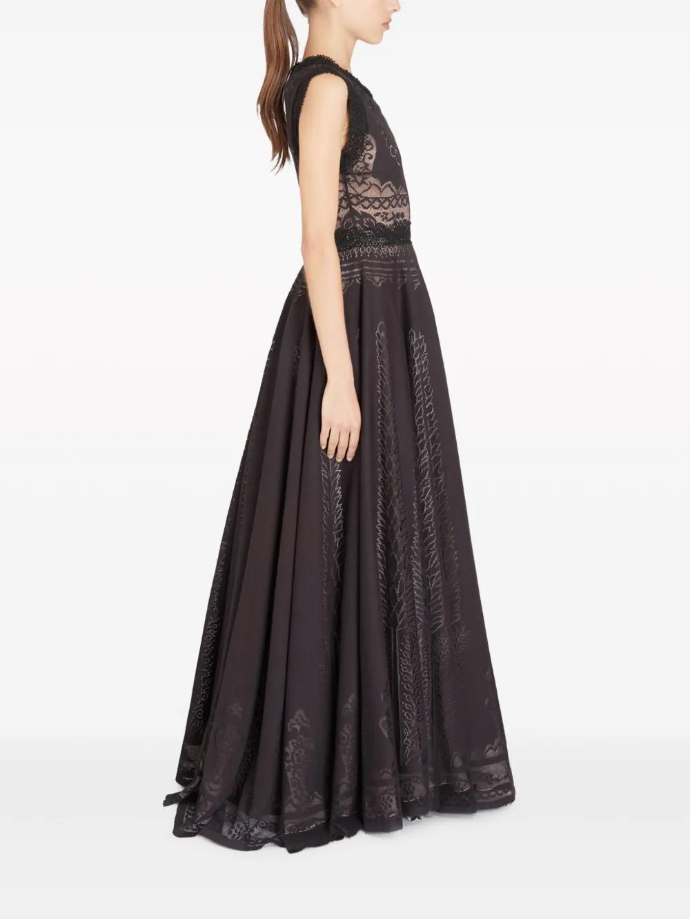 Jardin d&apos;Eden macramé maxi dress Product Image