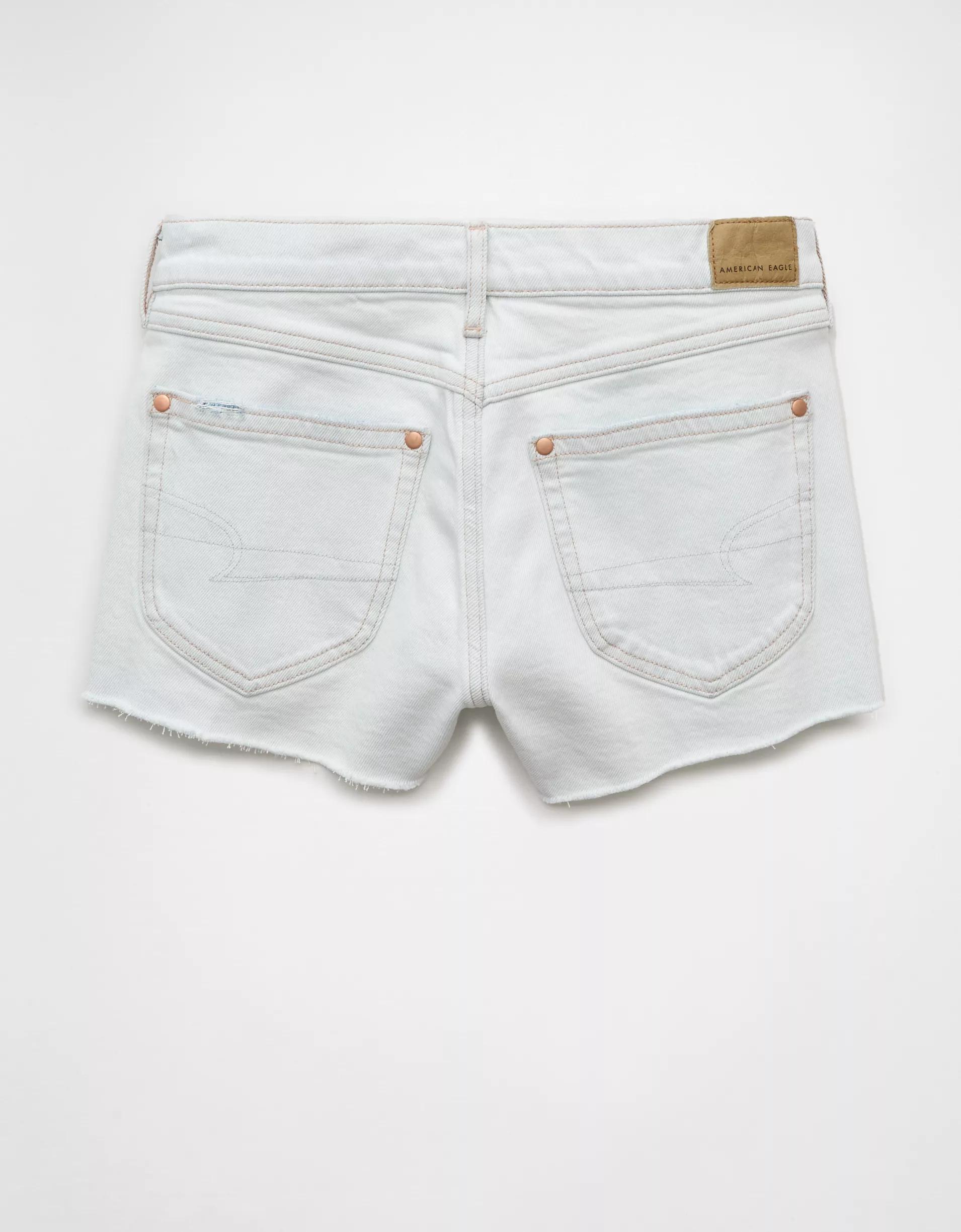 AE Stretch Super Low-Rise Denim Perfect Shortie Product Image