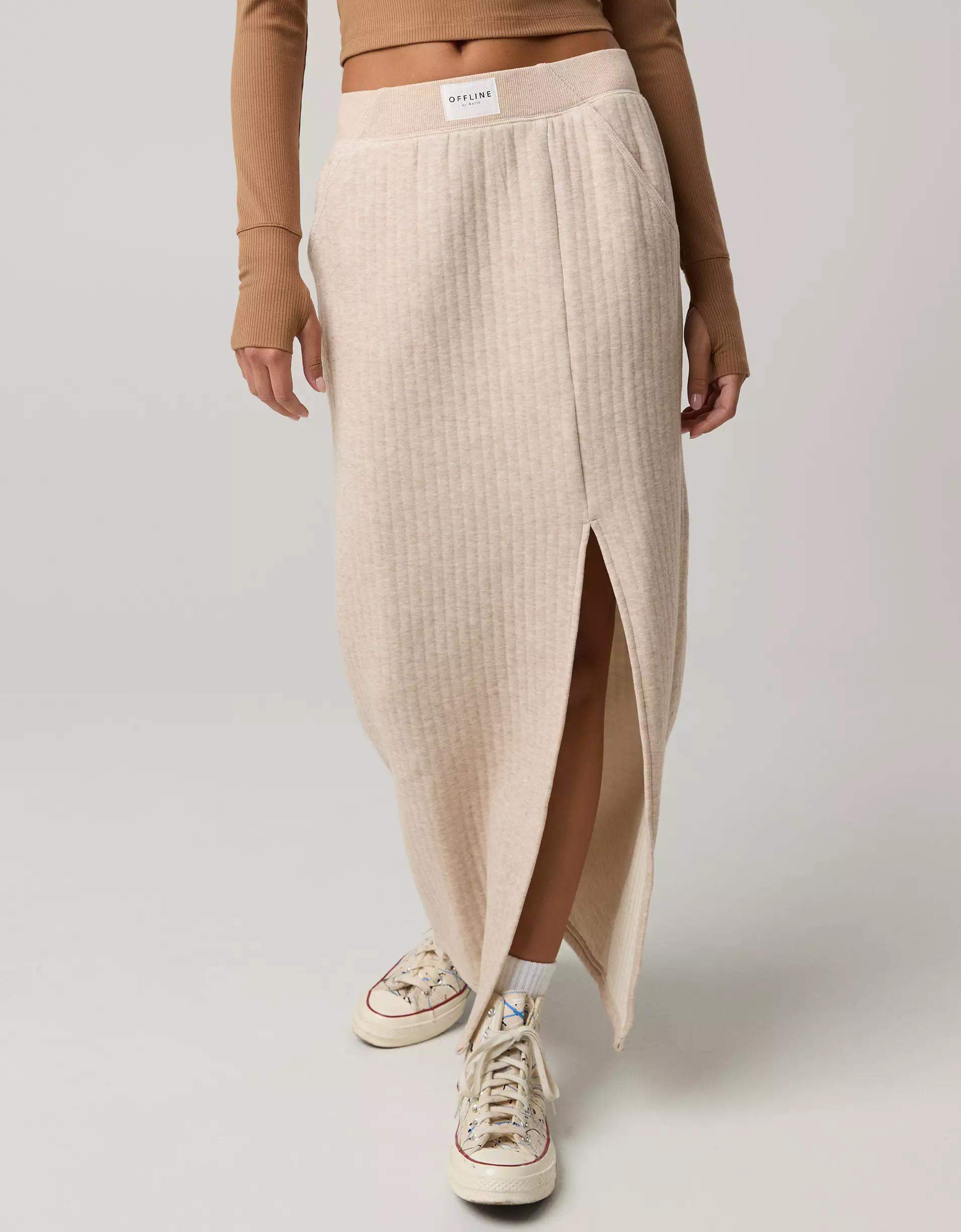 OFFLINE By Aerie Coffee Run Maxi Skirt Product Image