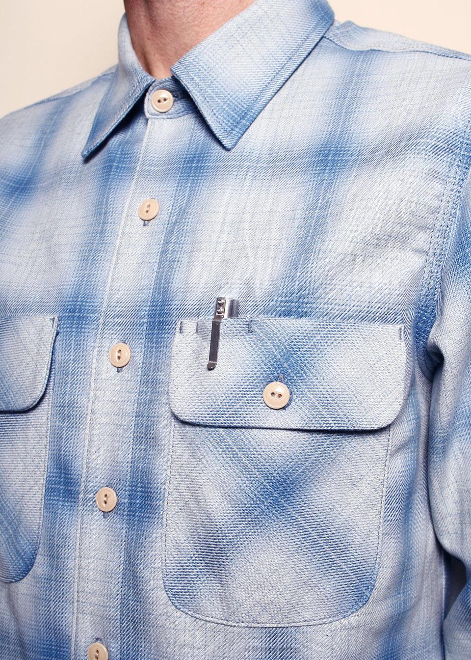 Field Shirt // Sky Blue Shadow Plaid Product Image
