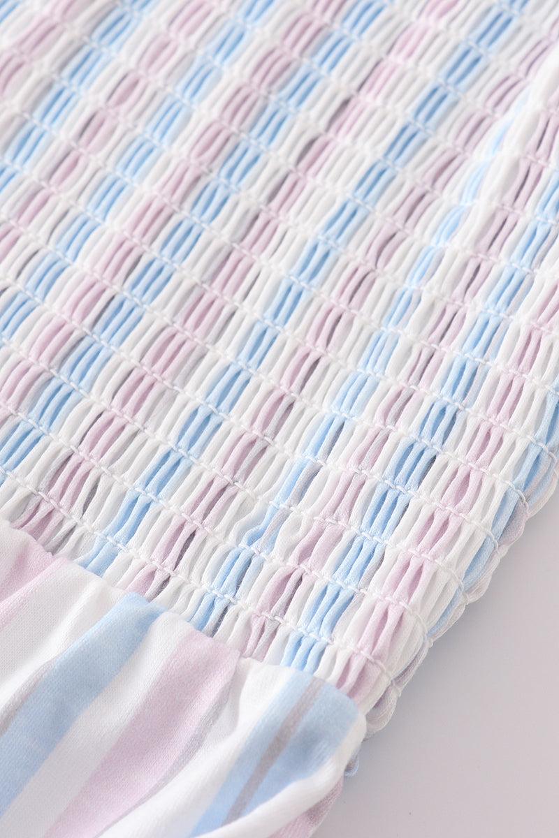 Bow applique print mom&me dress Product Image