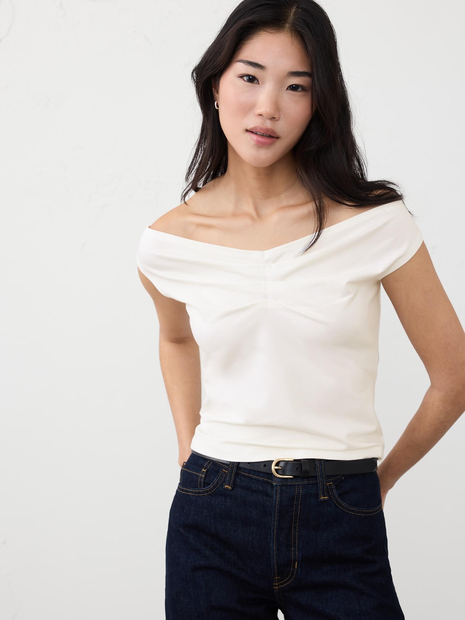 Textured Off-Shoulder Top Product Image