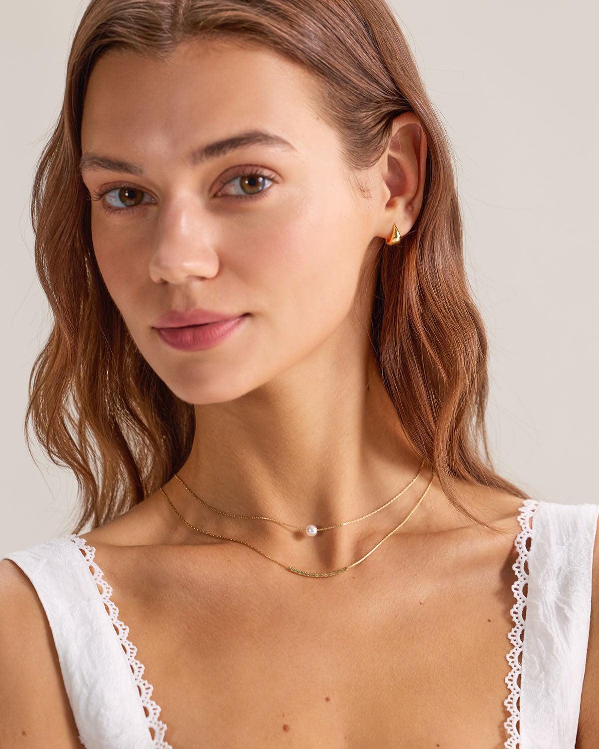 Pearl Double Necklace Product Image