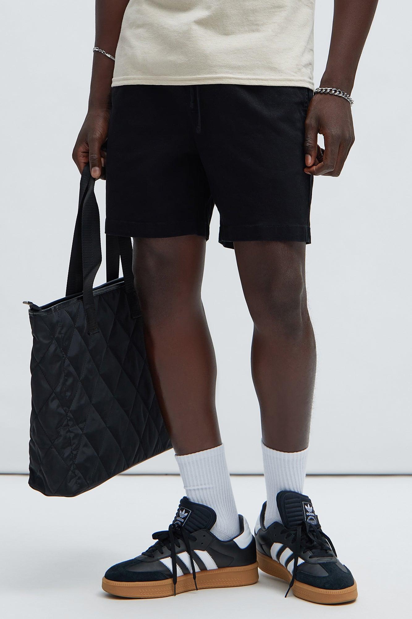 Twill Volley Shorts - Black Product Image