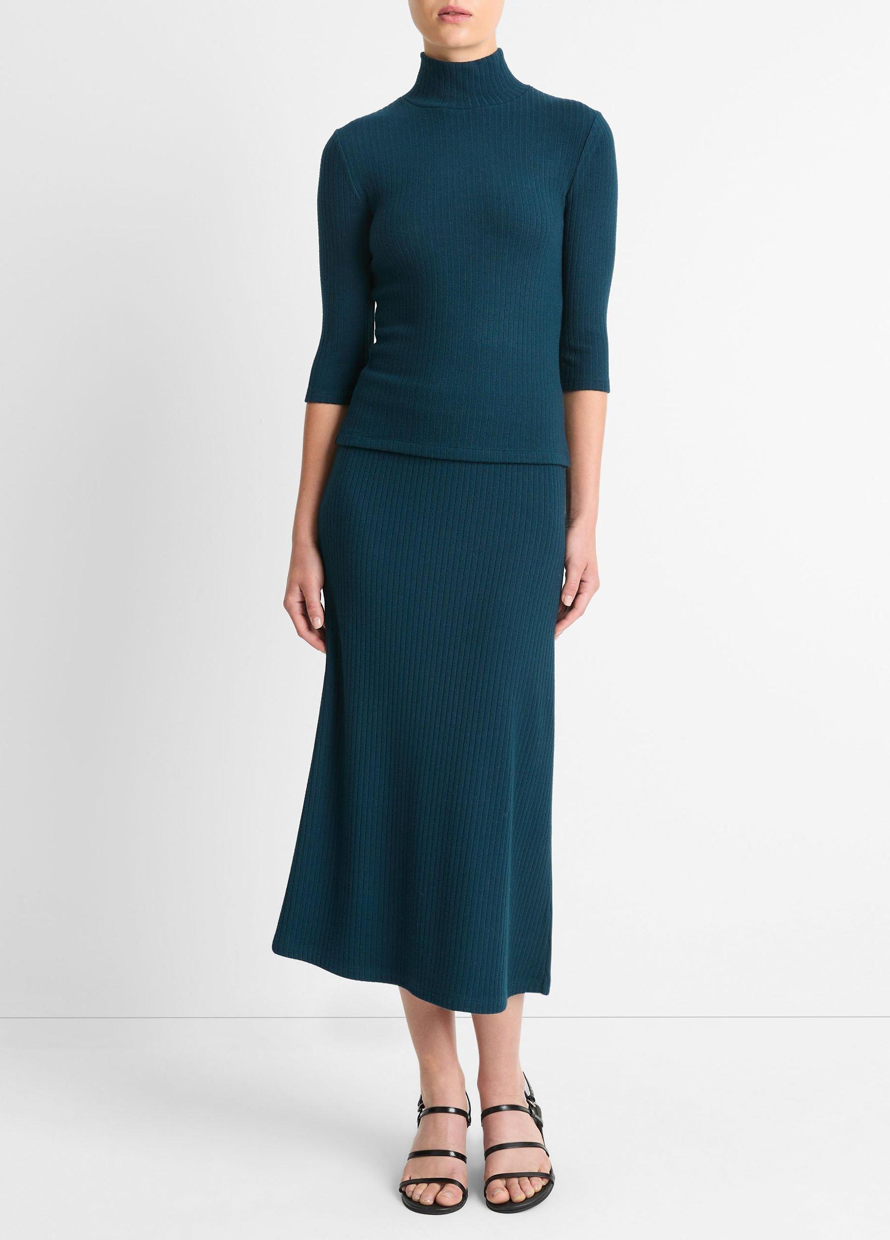 Ribbed Turtleneck Top Product Image