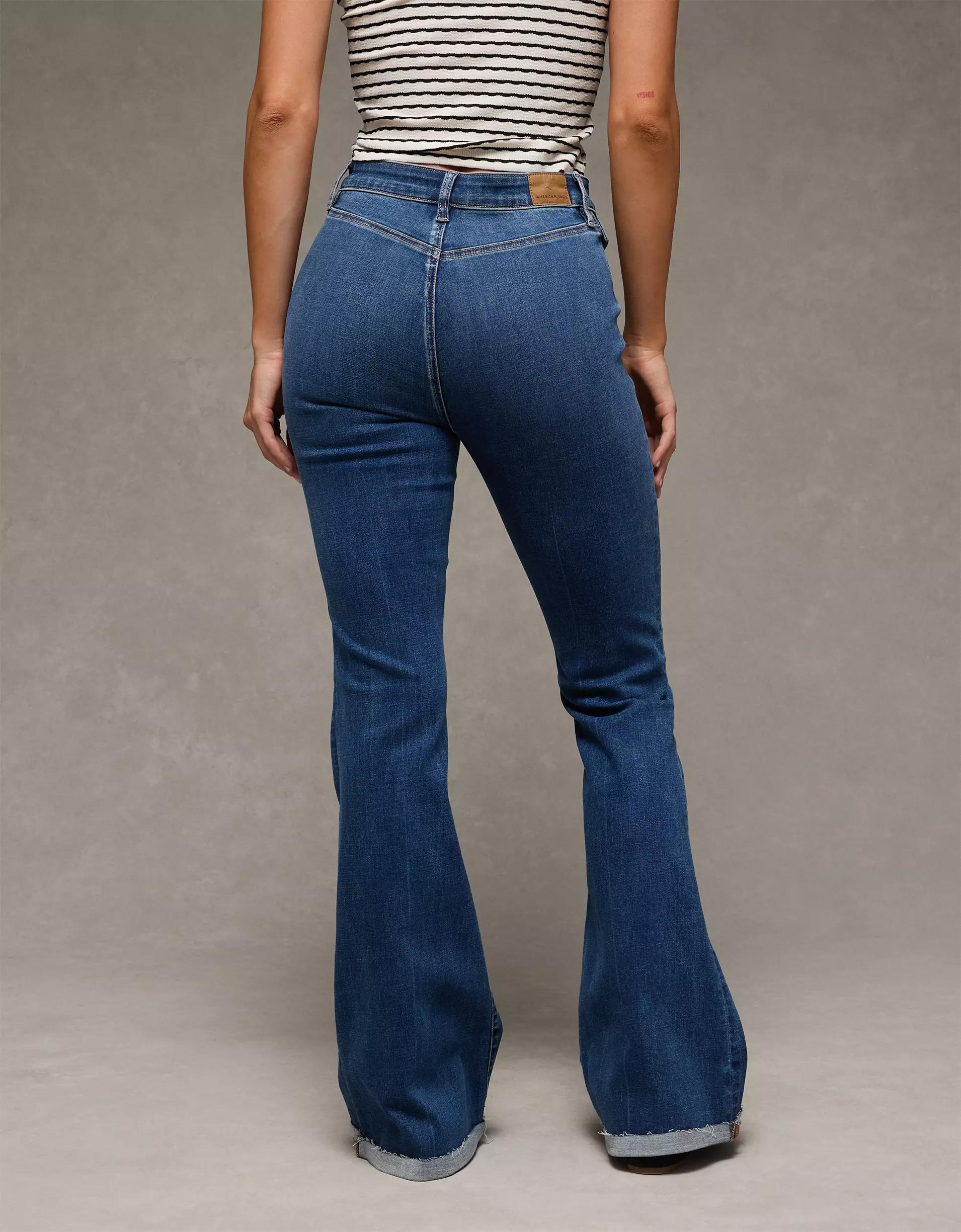 AE Next Level Super High-Waisted Flare Jean Product Image
