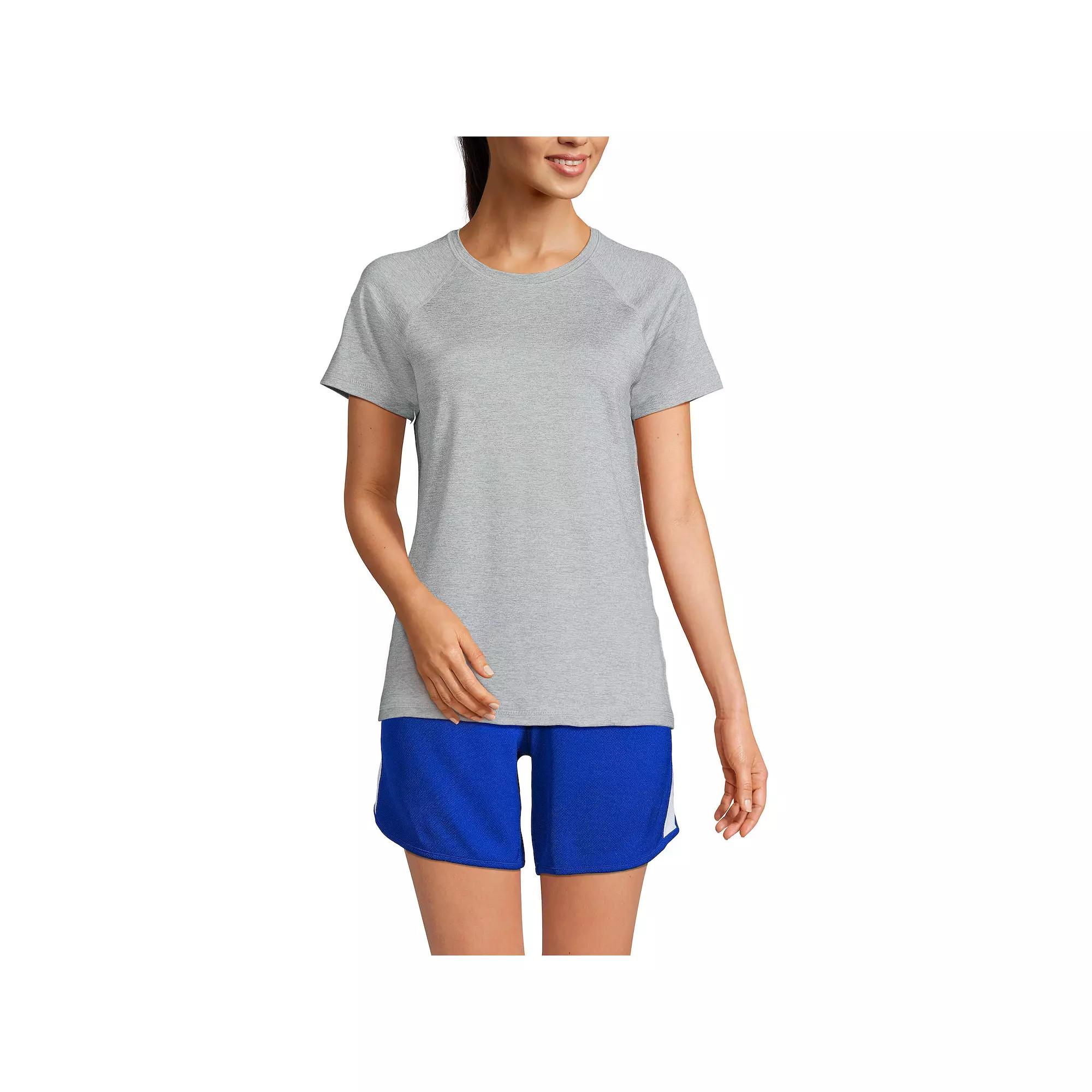 Women's Lands' End School Uniform Short Sleeve Active Tee,  Product Image