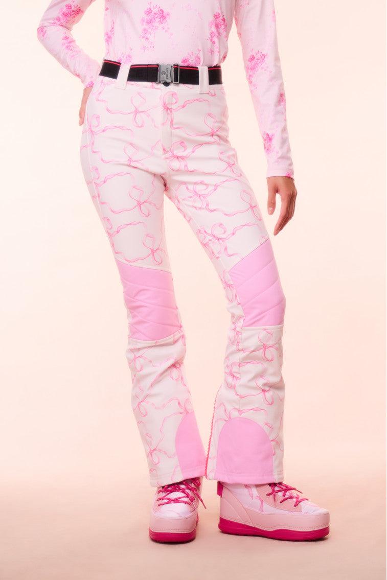 BOGNER FIRE+ICE x LoveShackFancy Zula Ski Pant - HOT PINK BABY / 12 Product Image