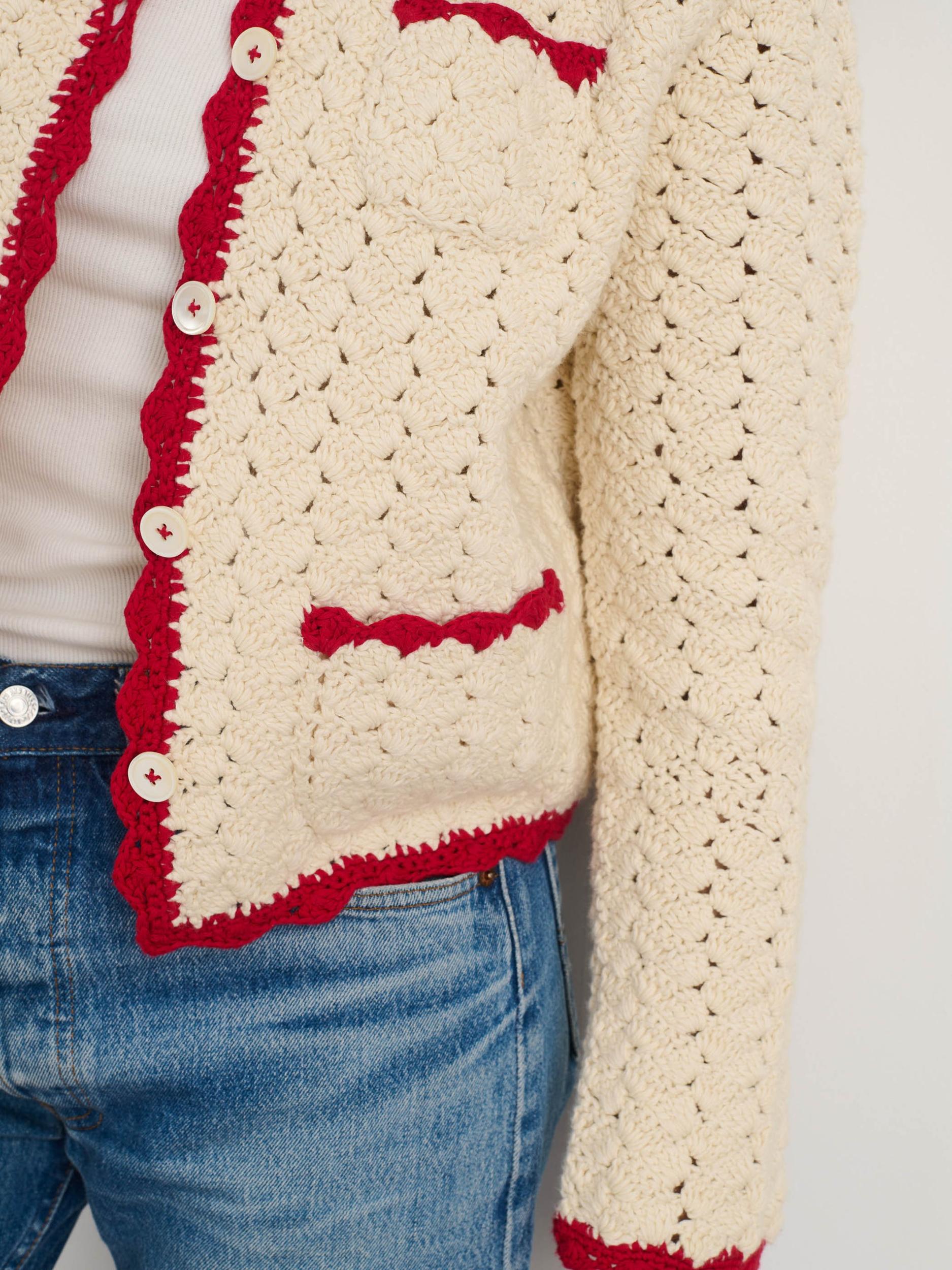 Molly Hand-Crochet Cardigan Product Image