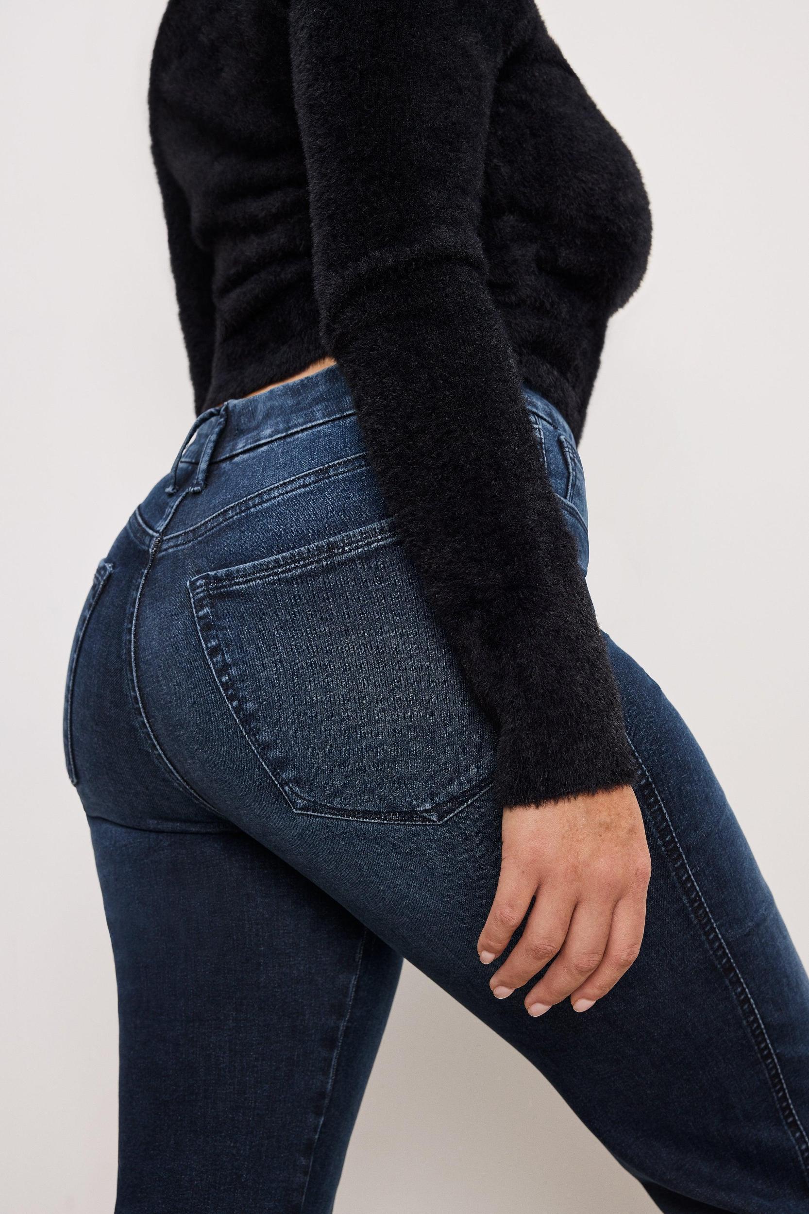 ALWAYS FITS GOOD CURVE STRAIGHT JEANS | INDIGO744 Product Image