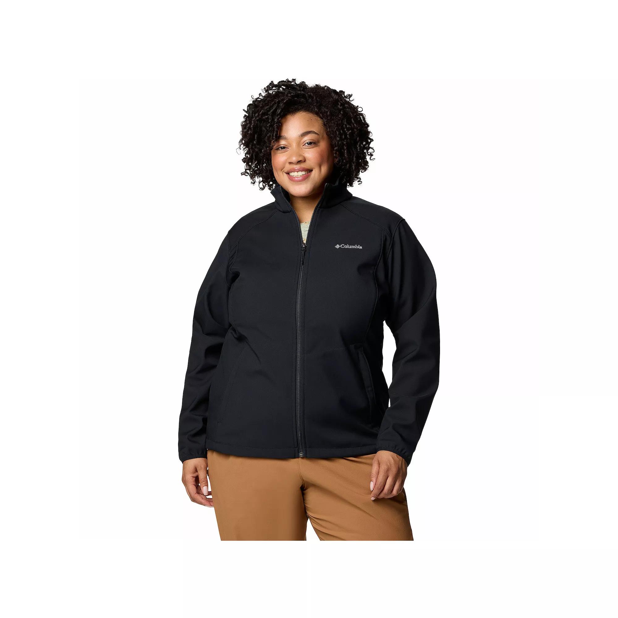 Plus Size Columbia Kruser Ridge III Softshell Jacket, Women's, Size: 3XL, Black Product Image