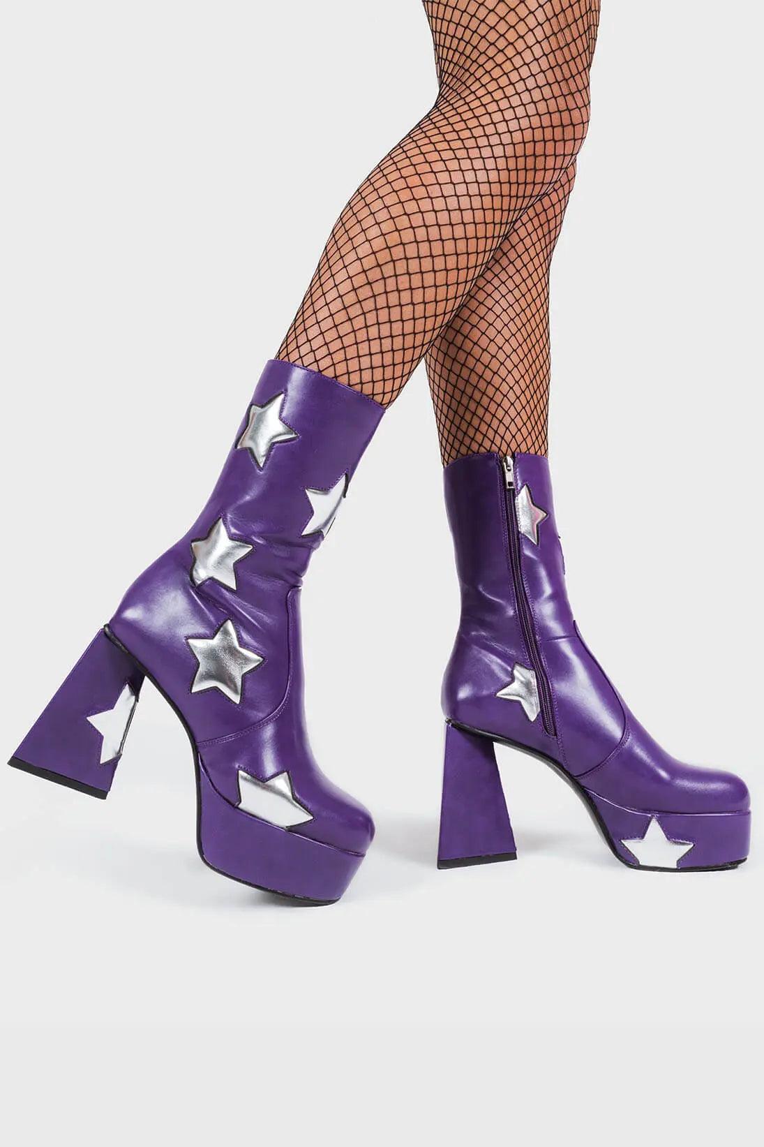 Seeking Stars Platform Ankle Boots Product Image