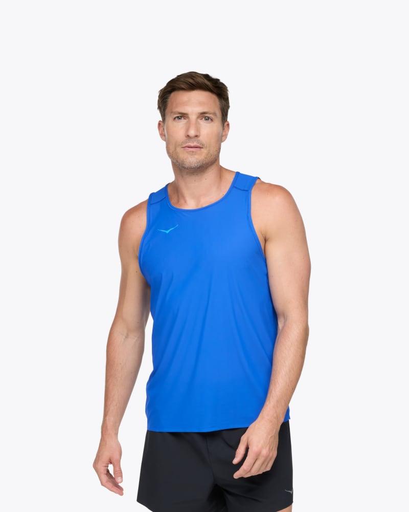 HOKA Mens Airolite Run Tank Top Product Image