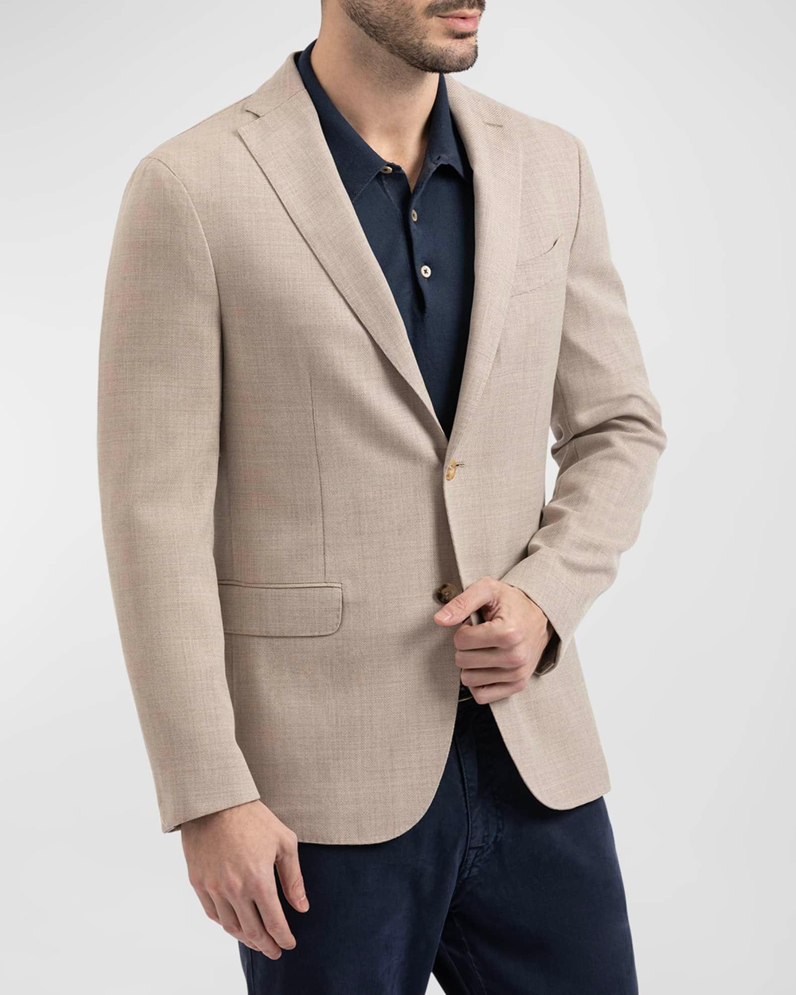 Men's Wool Hopsack Blazer Product Image