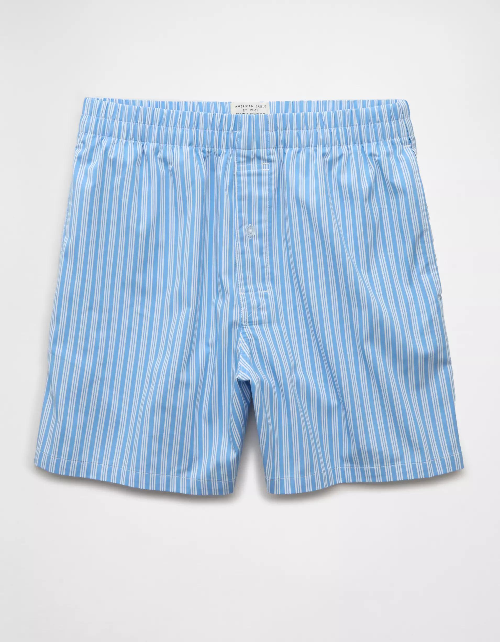 AEO Men's Striped Poplin Pocket Boxer Short Product Image