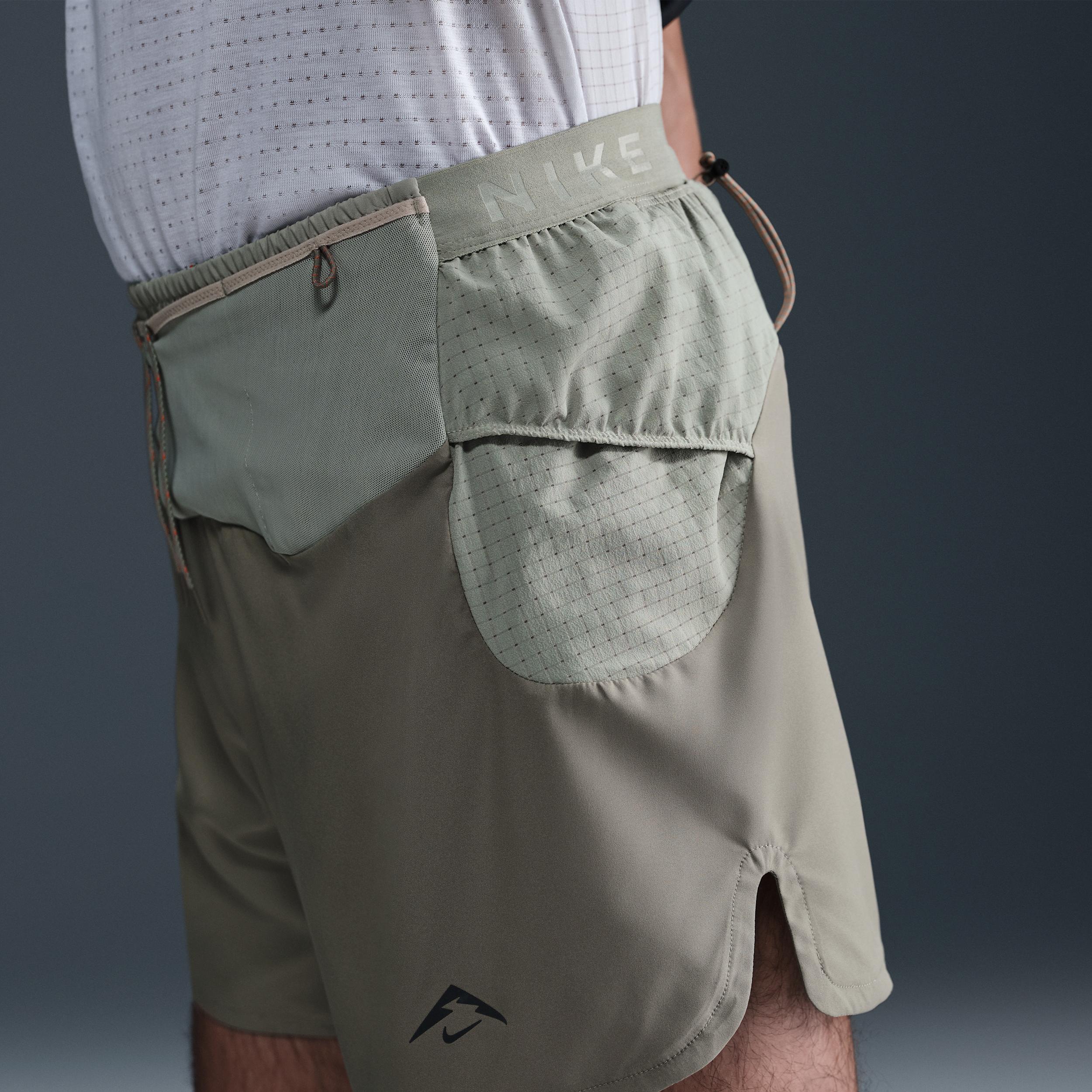 Nike Mens Trail Second Sunrise 5 Dri-FIT ADV Brief-Lined Running Shorts | HJ3572-320 Product Image