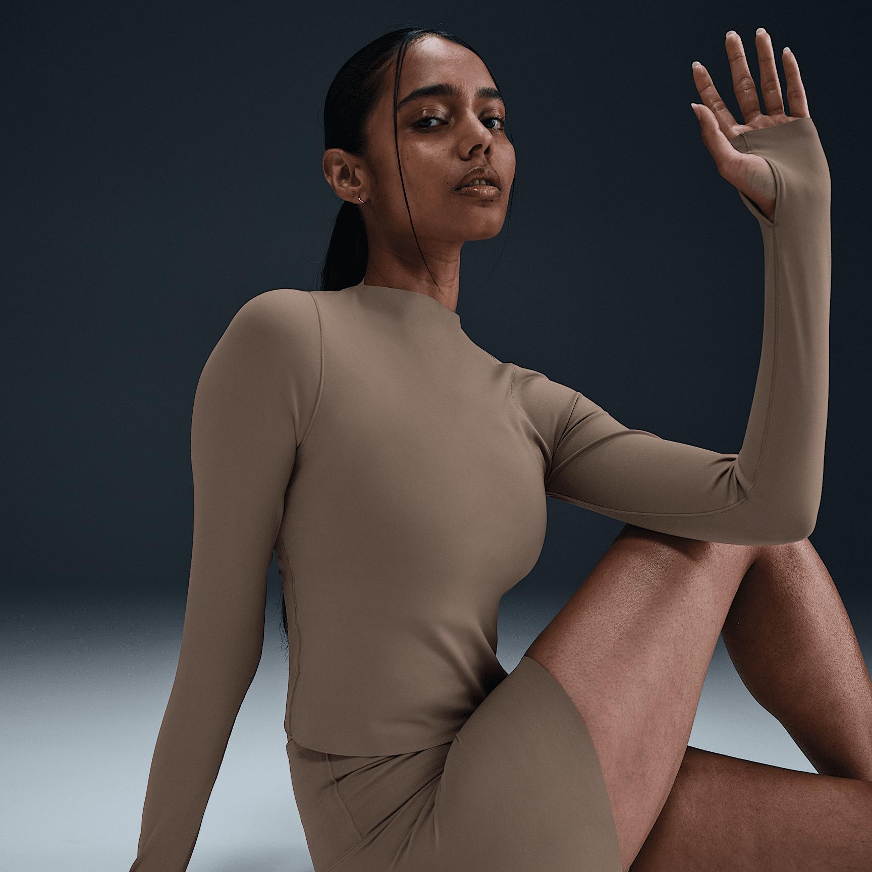 Nike Women's Zenvy Dri-FIT Long-Sleeve Top Product Image