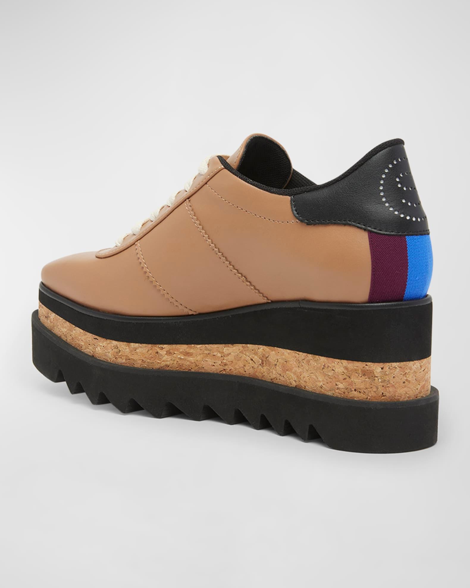 Sneakelyse Vegan Logo Platform Loafers Product Image