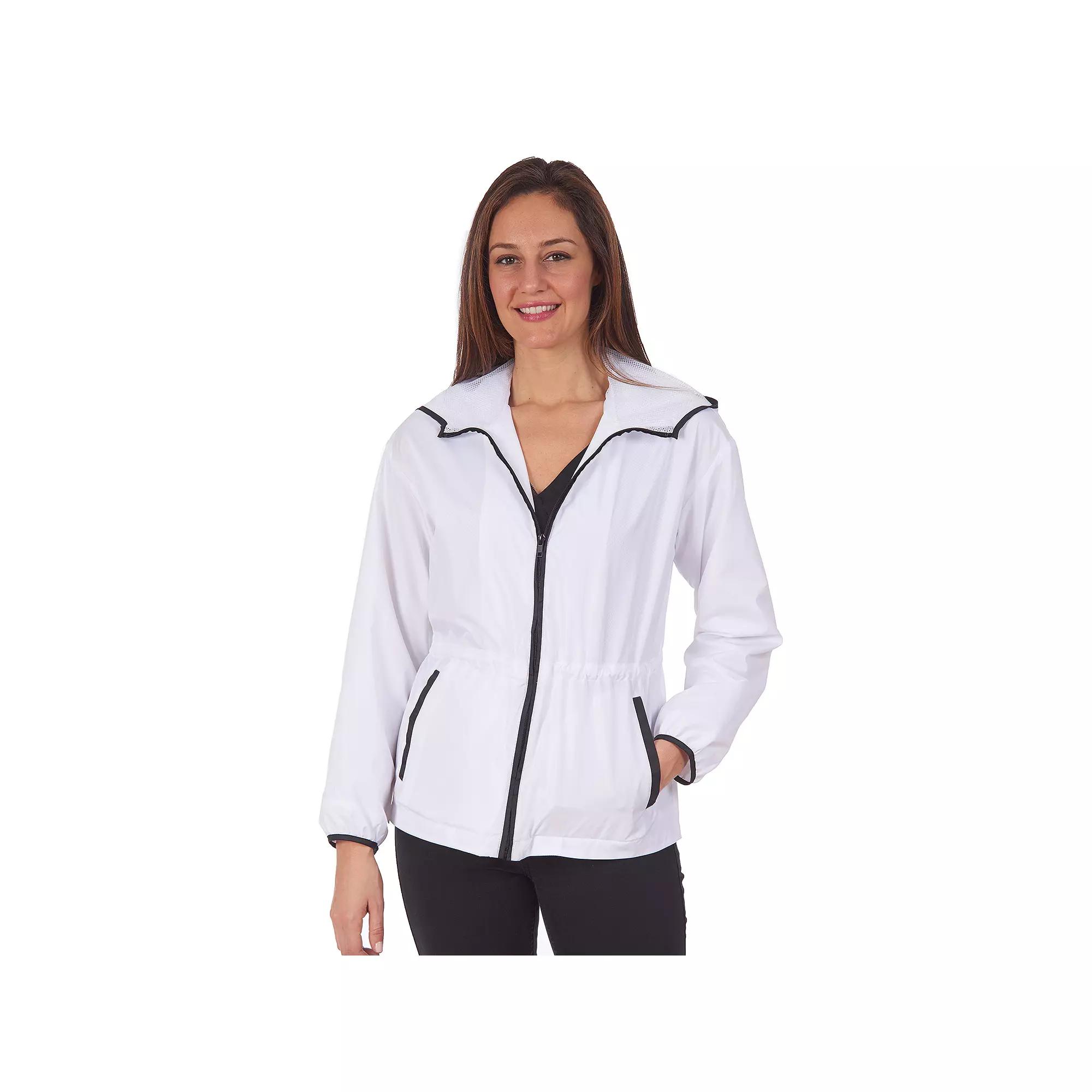 Womens Fleet Street Hooded Mesh Jacket Product Image