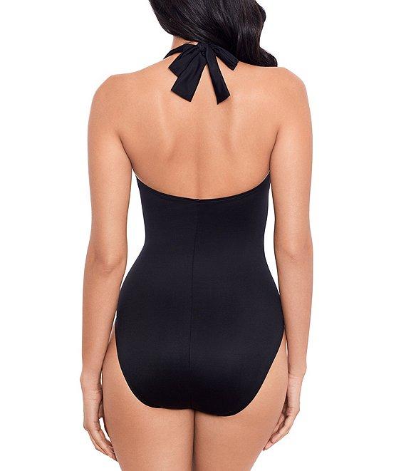 Miraclesuit Rock Solid Utopia Halter Tie Neck Underwire One Piece Swimsuit Product Image