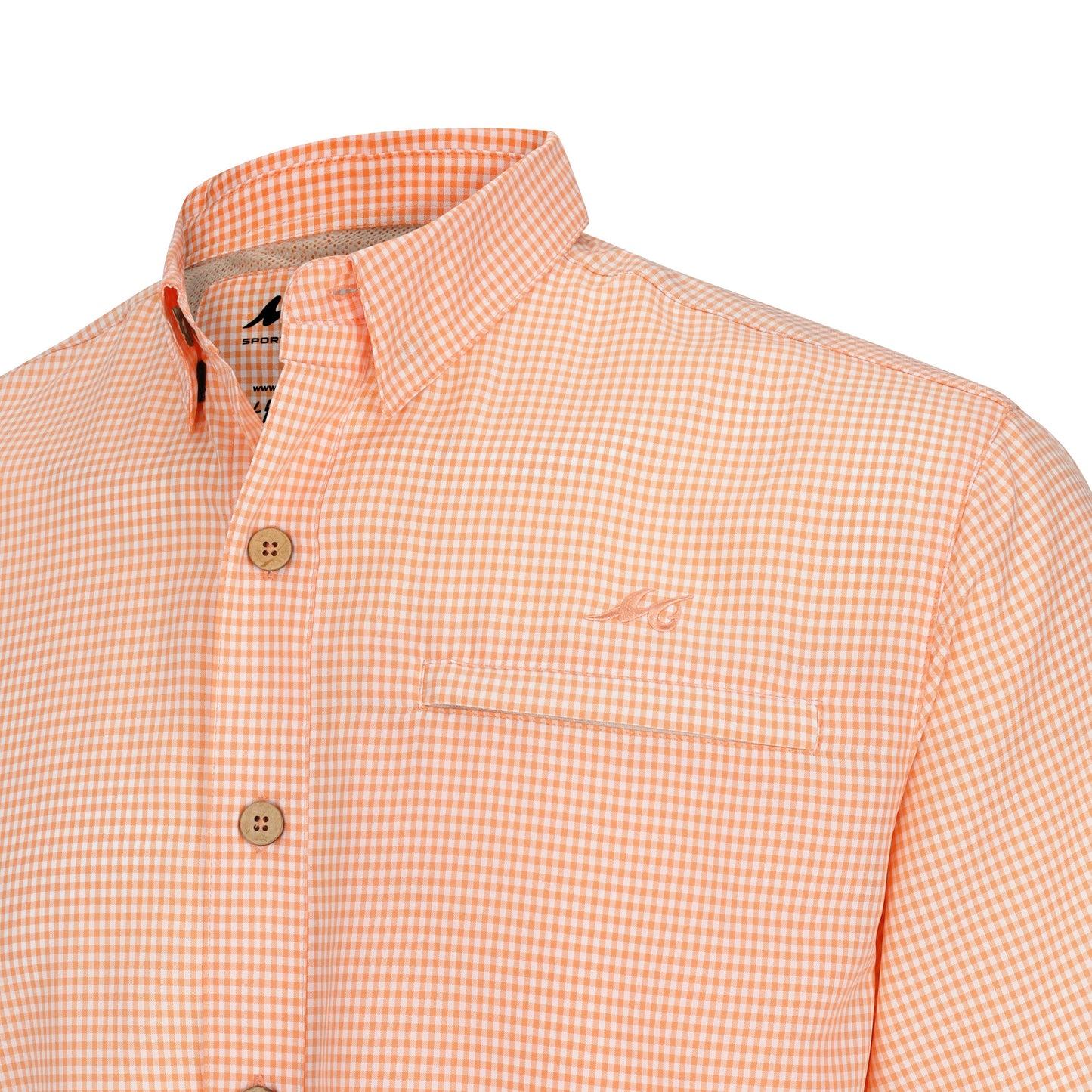 Mojo Sportswear Company Mr. Big Sport Check Short Sleeve Men's Fishing Shirt Product Image