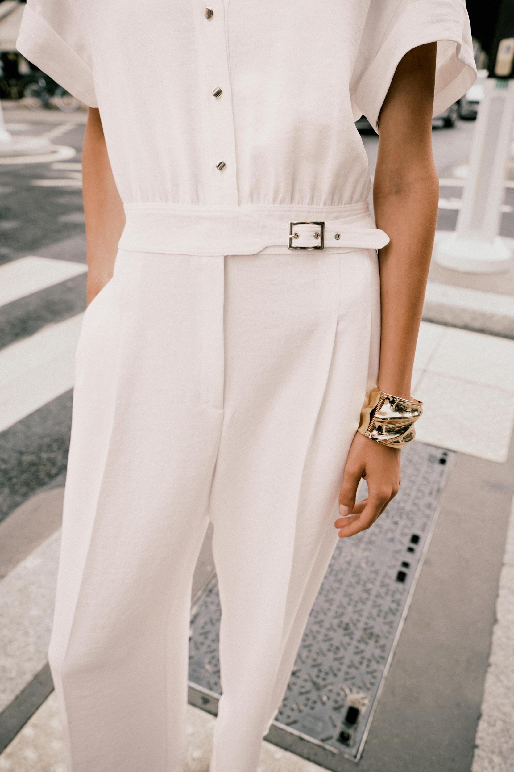 LONG CREPE JUMPSUIT Product Image