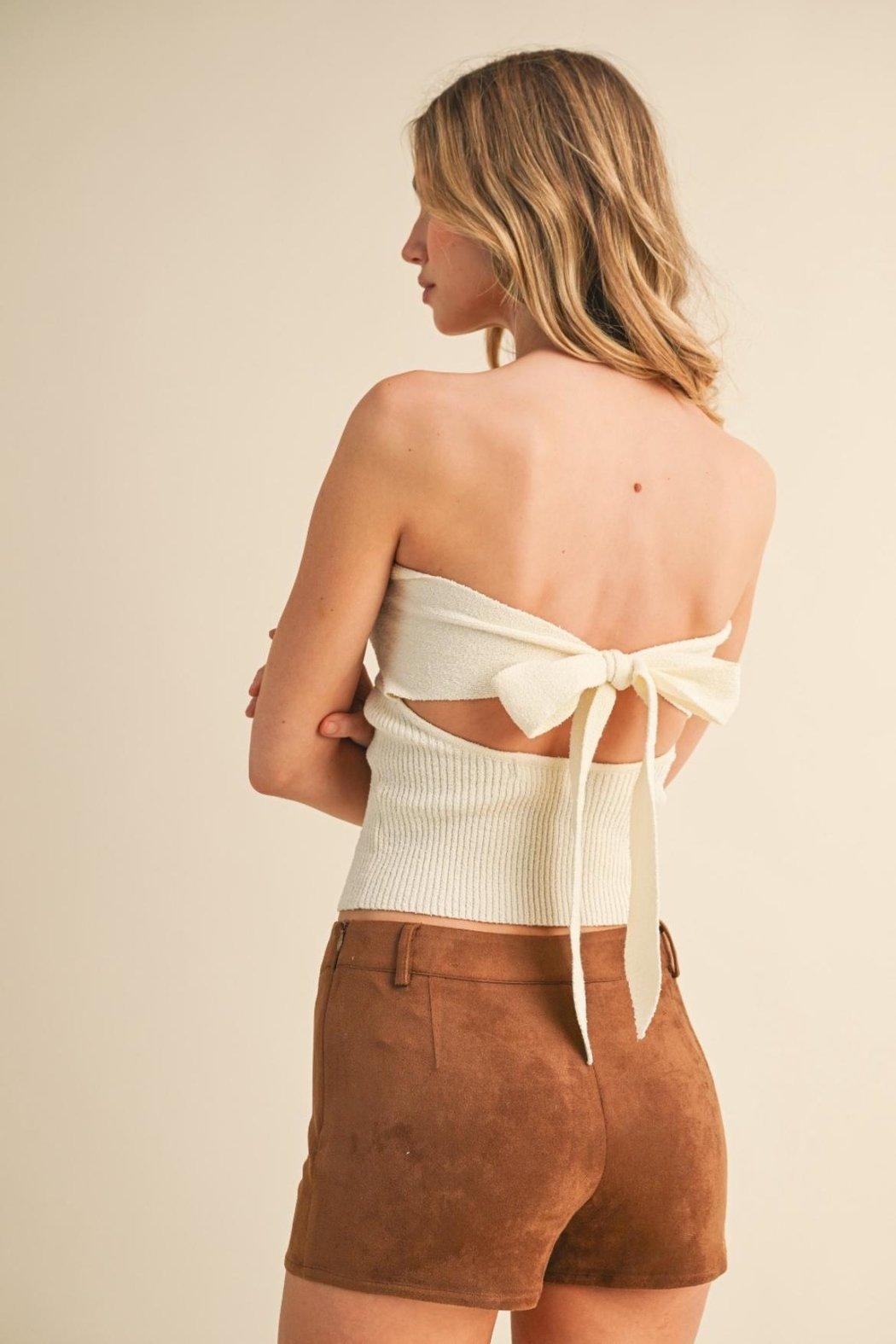 Strapless Knit Top Product Image