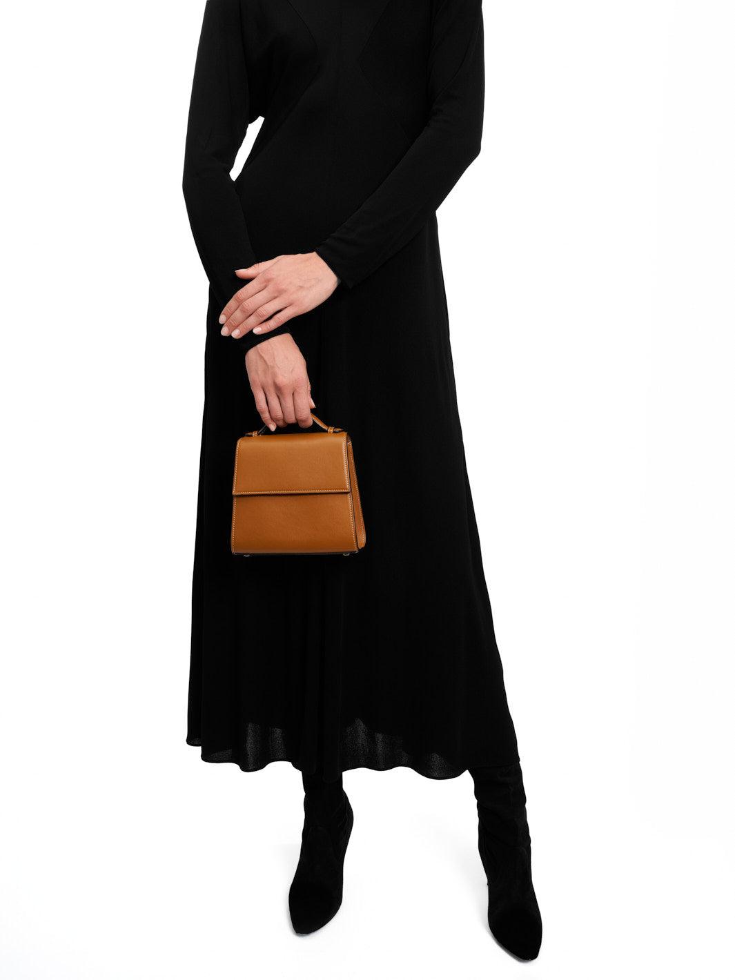 The Small Top Handle in Nappa Product Image