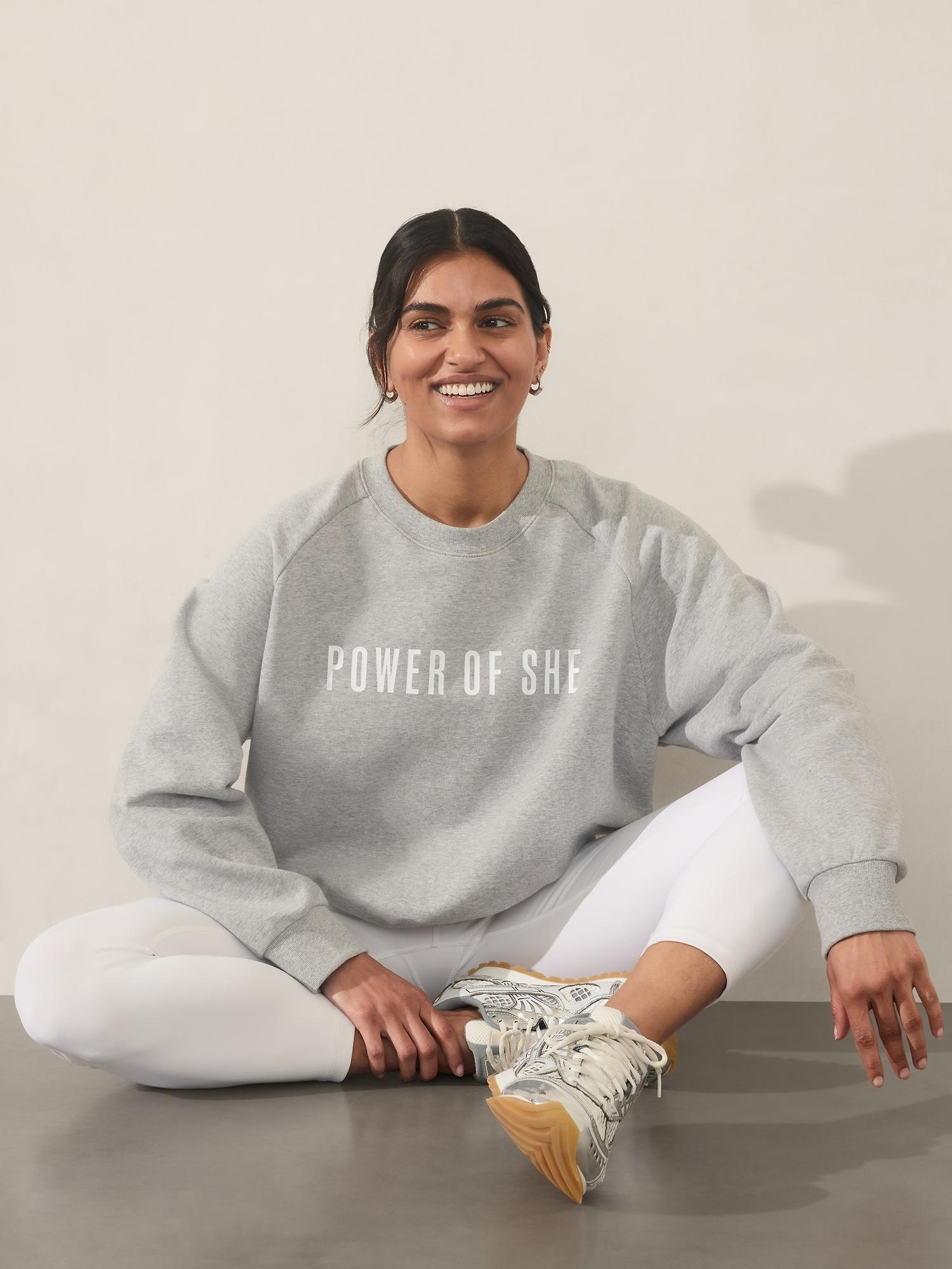 Power of She Crew Sweatshirt Product Image