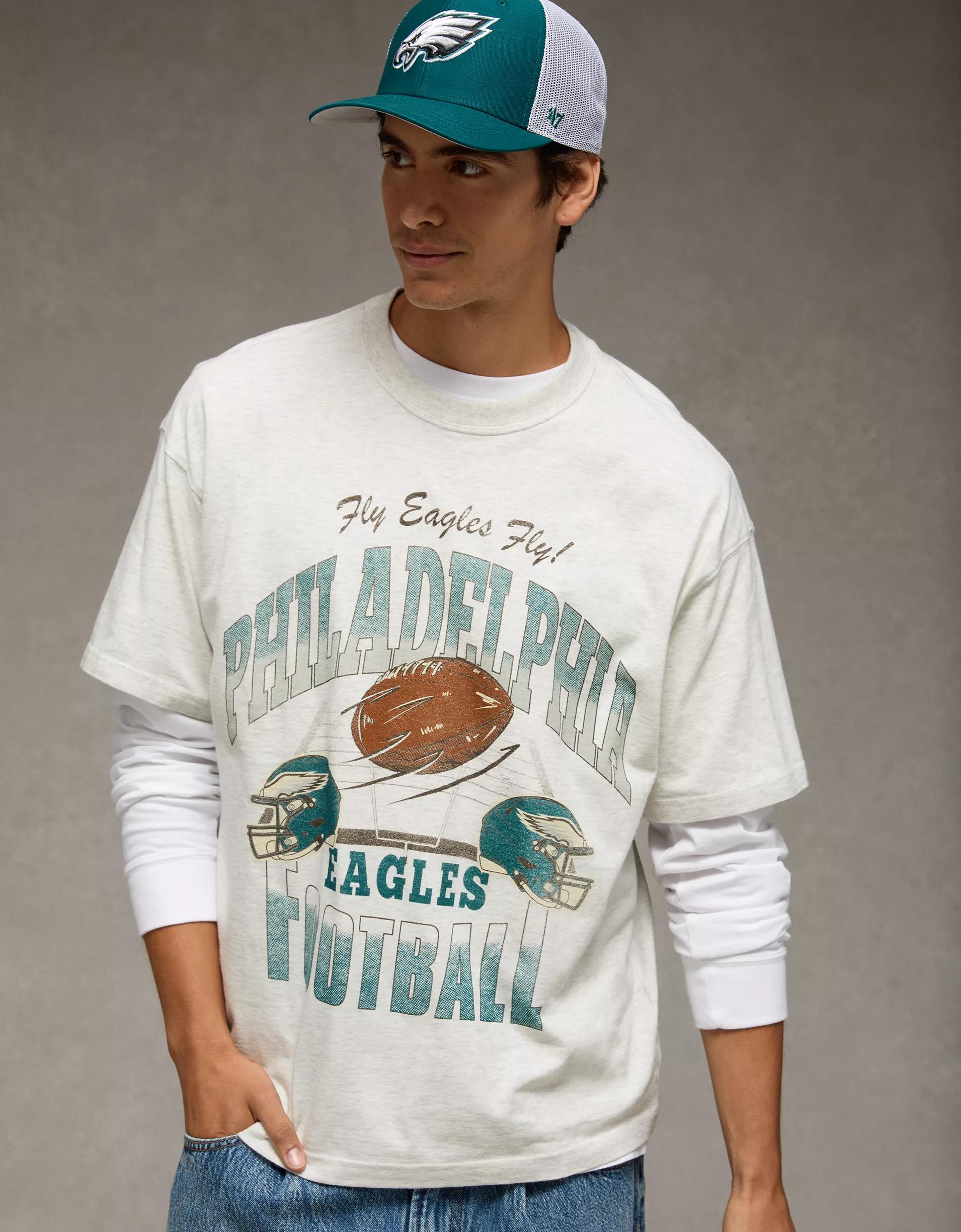 AE Boxy NFL Philadelphia Eagles Graphic T-Shirt Product Image