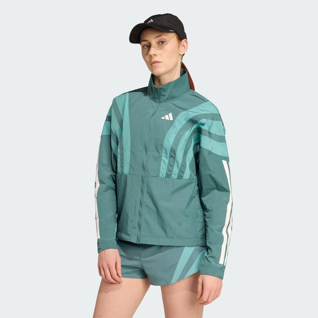 adidas Adizero Archive Running Jacket Black M Womens Product Image