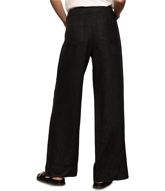 Sanctuary The Linen Marine Wide Leg Pants Product Image