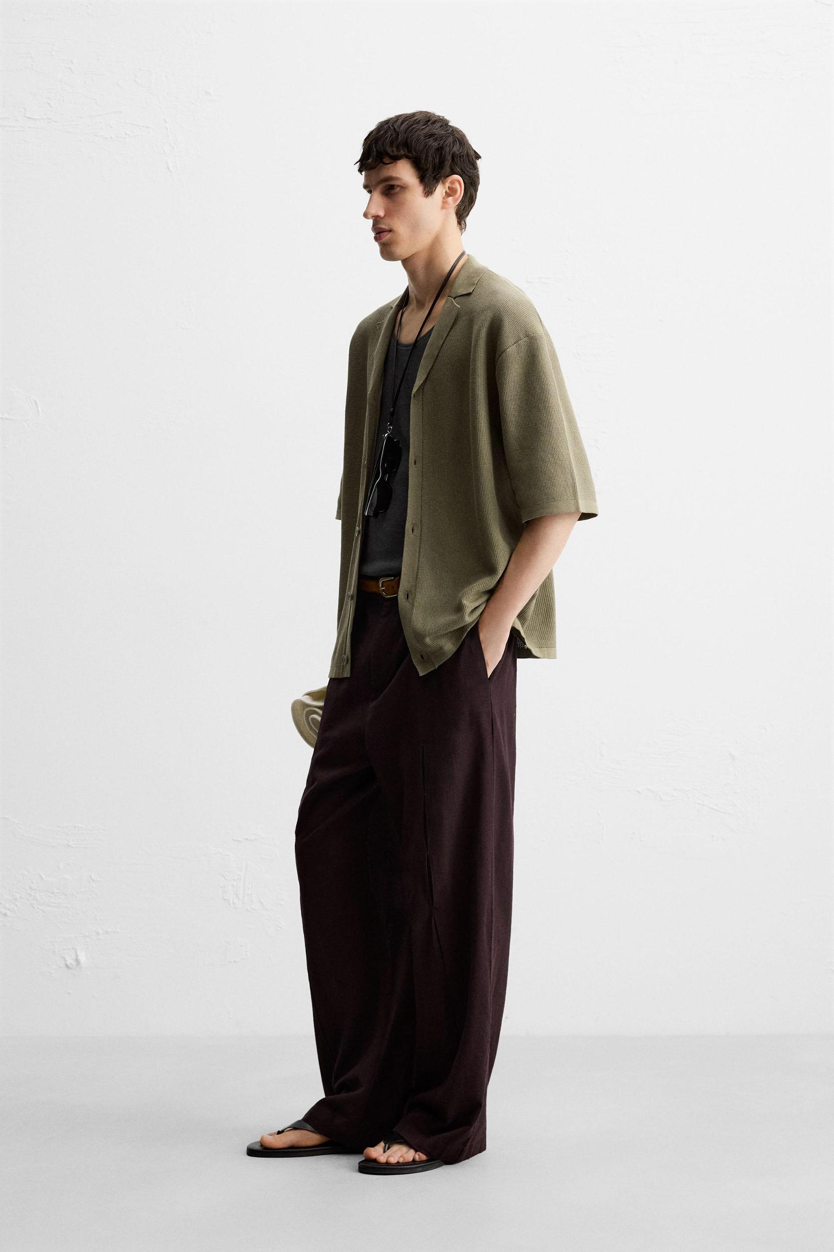 TEXTURED KNIT SHIRT Product Image