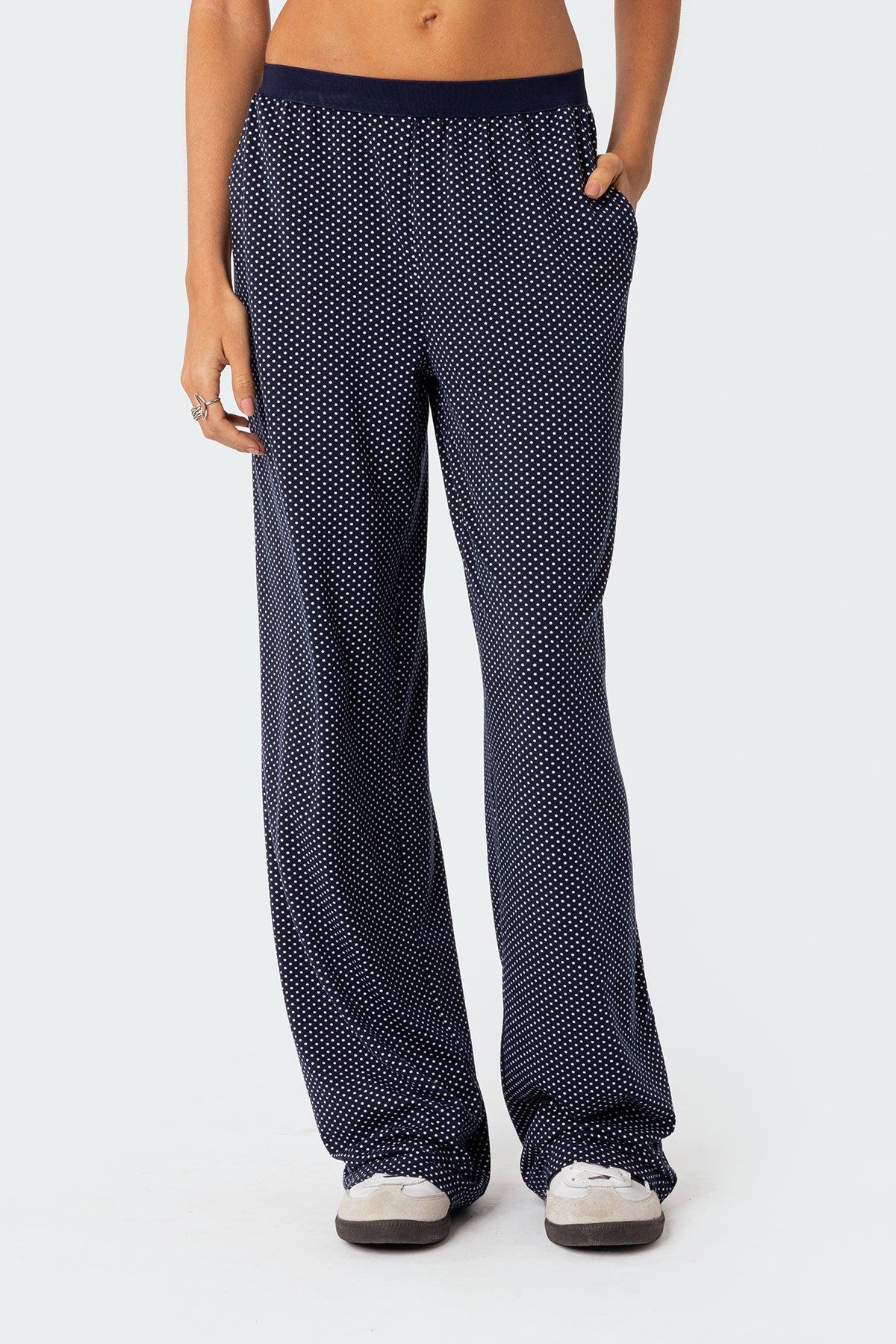 Zariah Slouchy Printed Pants Product Image