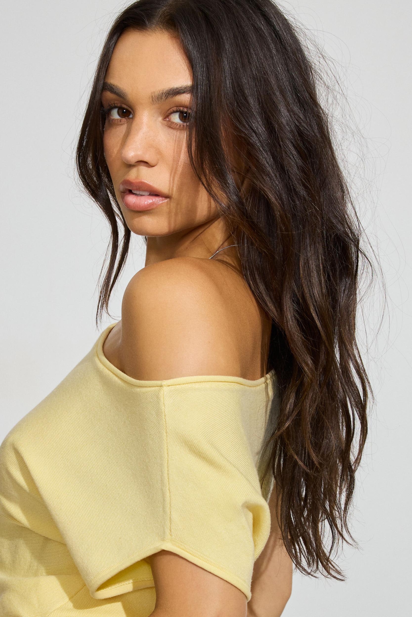 Asymmetric Cinched Waist Sweater  Product Image