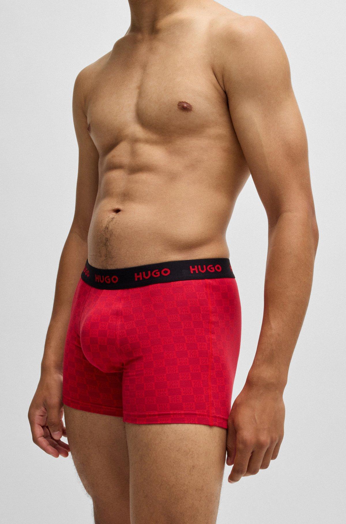 Three-pack of stretch-cotton boxer briefs Product Image