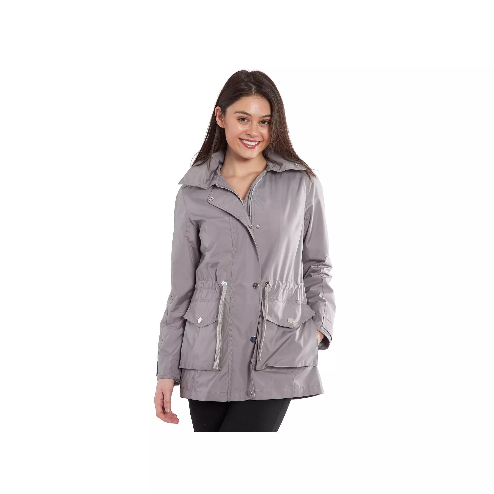 Women's Fleet Street Removable Hood Rain Parka,  Product Image