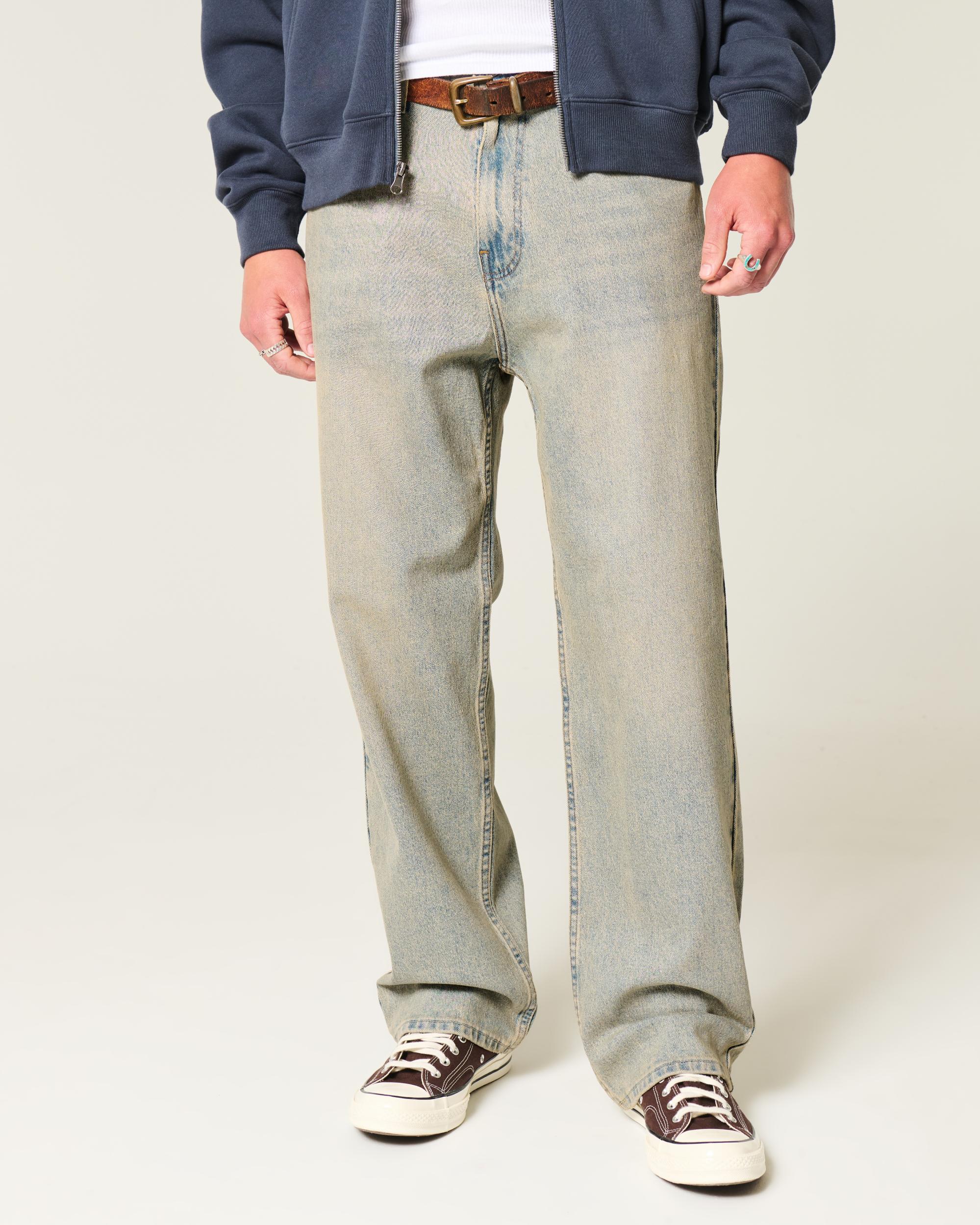 Light Wash Baggy Jeans Product Image
