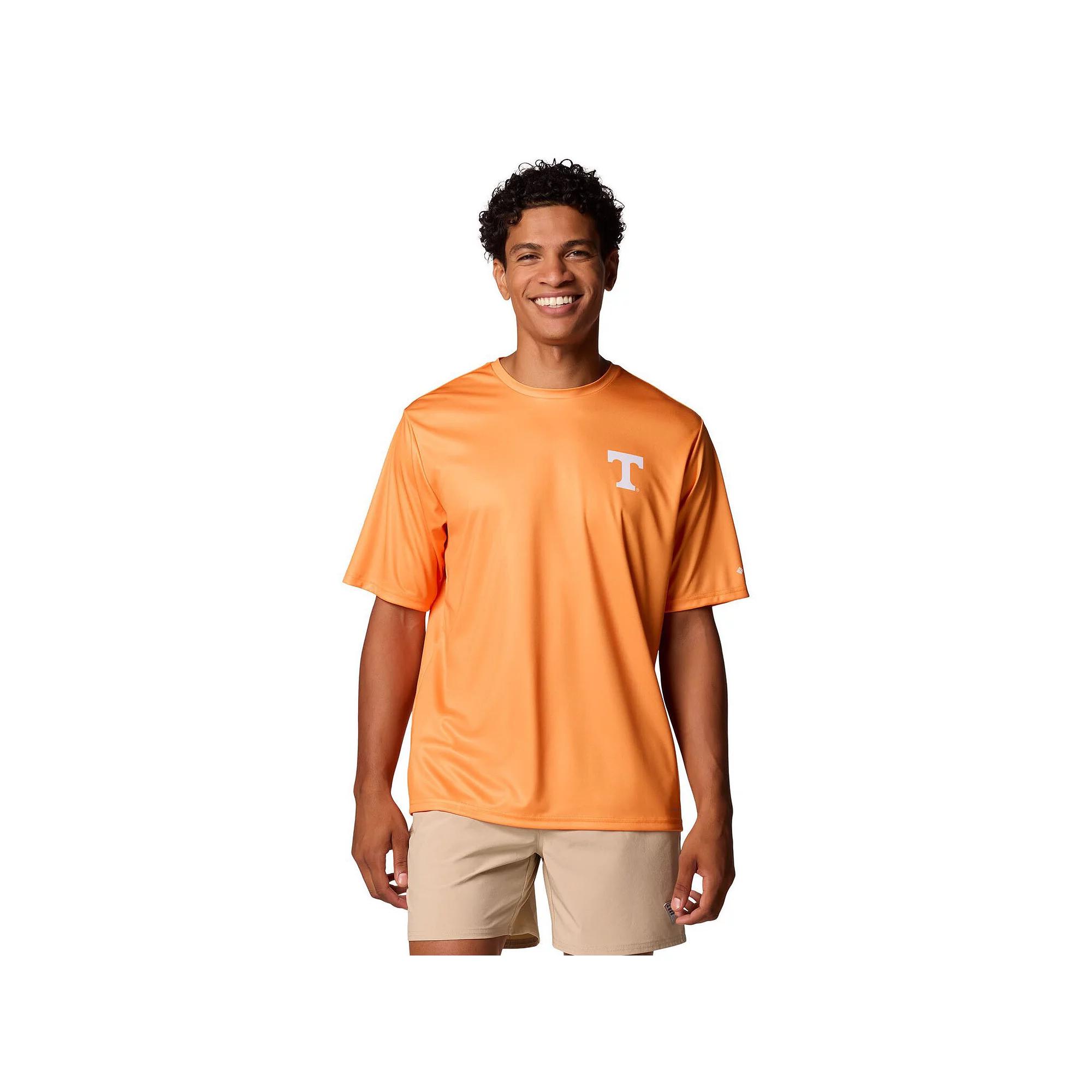 Columbia Mens Collegiate PFG Terminal Tackle Short Sleeve Shirt - Tennessee- Product Image