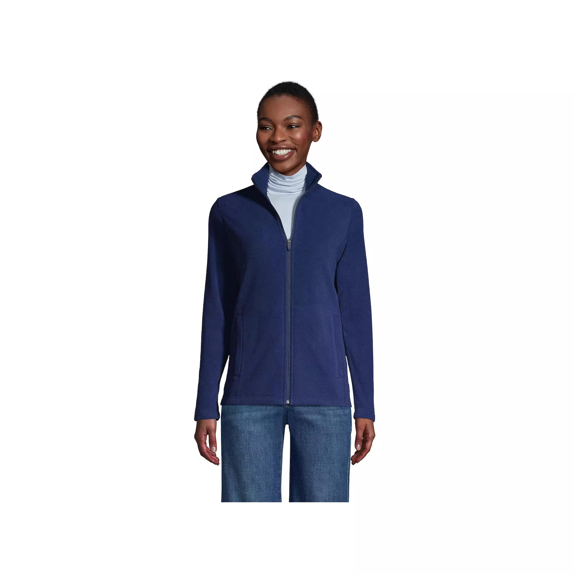Women's Lands' End Full-Zip Fleece Jacket,  Product Image