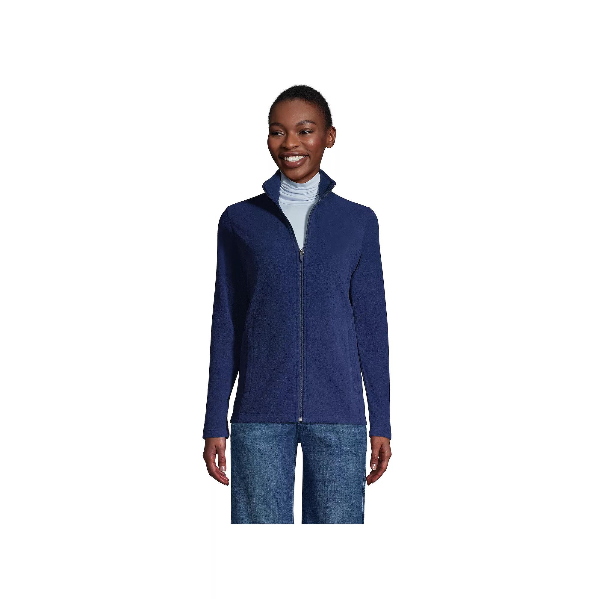Women's Lands' End Full-Zip Fleece Jacket,  Product Image