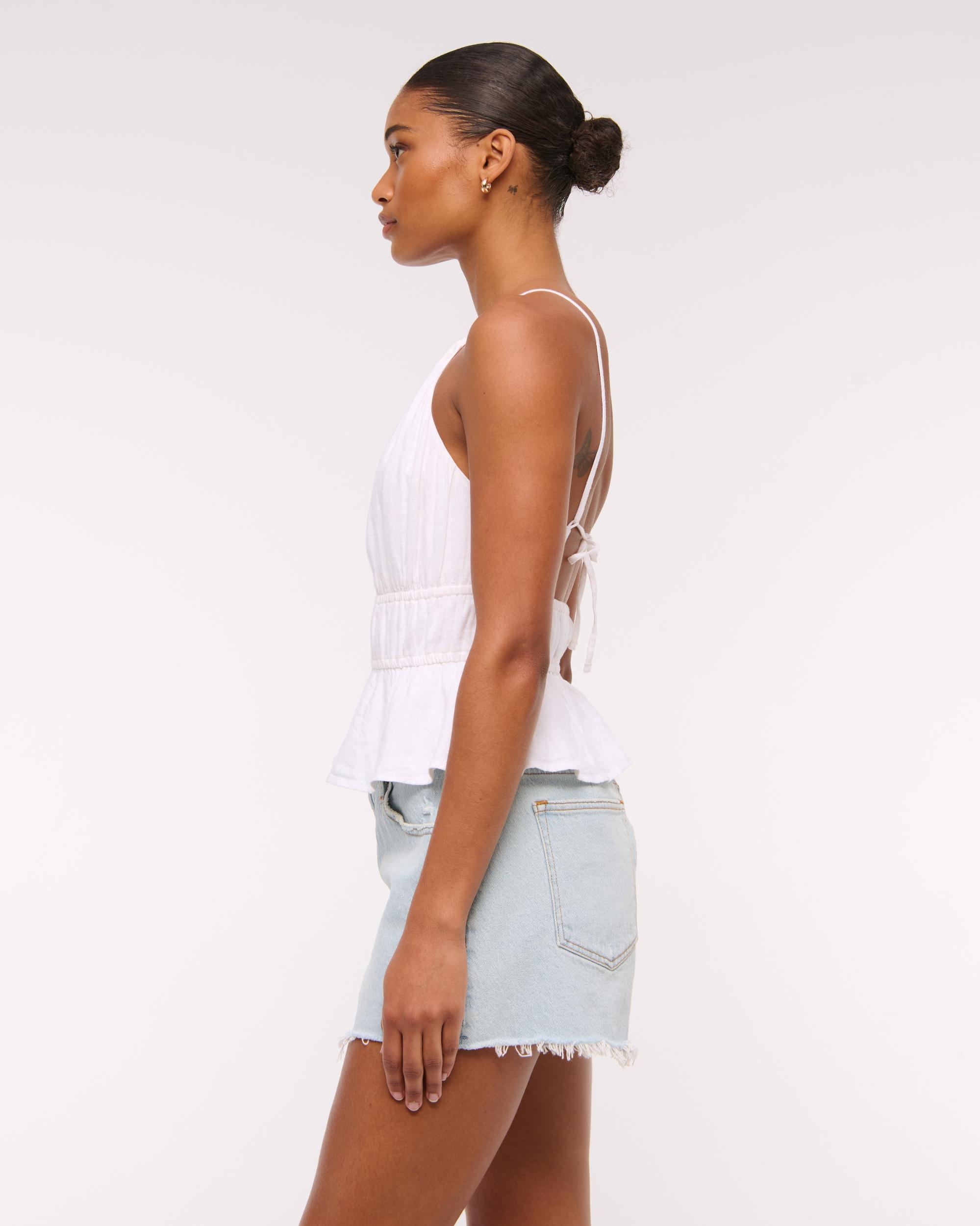 Curve Love Mid Rise A-Line Short Product Image