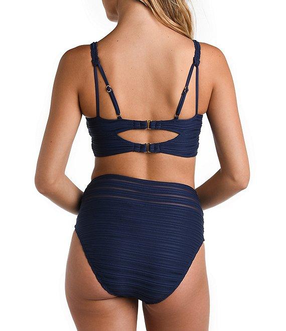 La Blanca Fluid Lines Tummy Control High Waist Swim Bottom Product Image