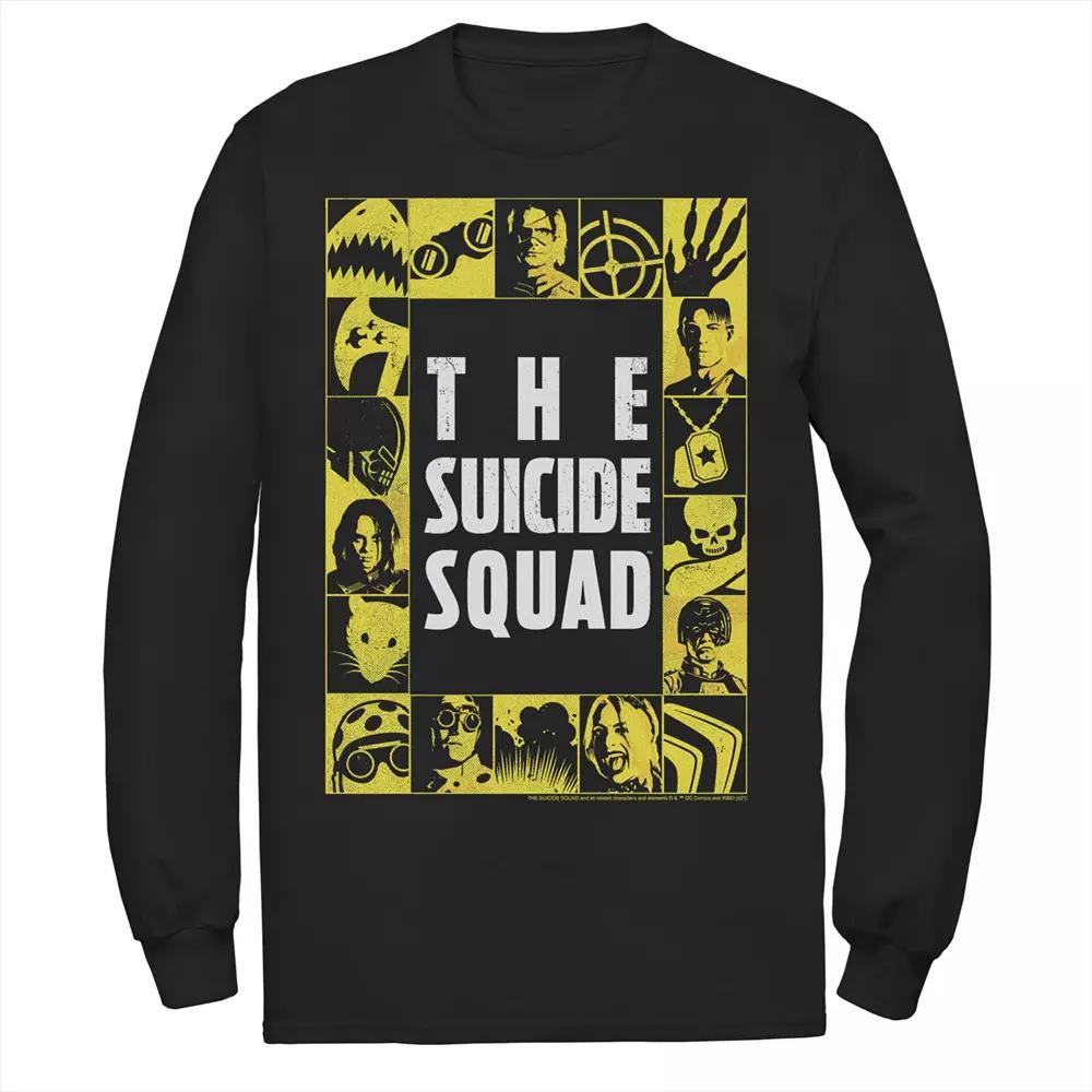 Men's The Suicide Squad Yellow Squares Logo Tee, Boy's,  Product Image