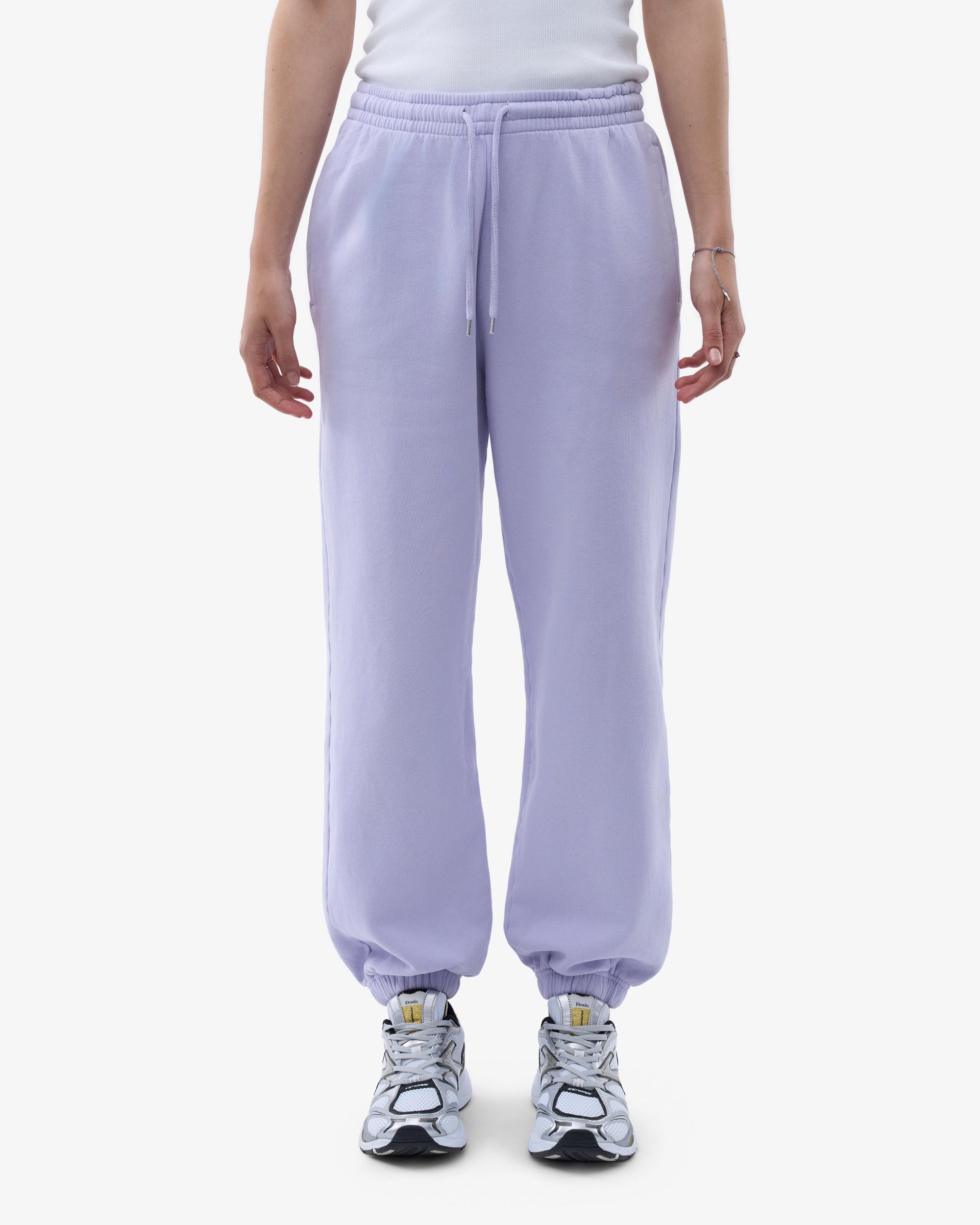 Organic Relaxed Sweatpants - Soft Lavender Product Image
