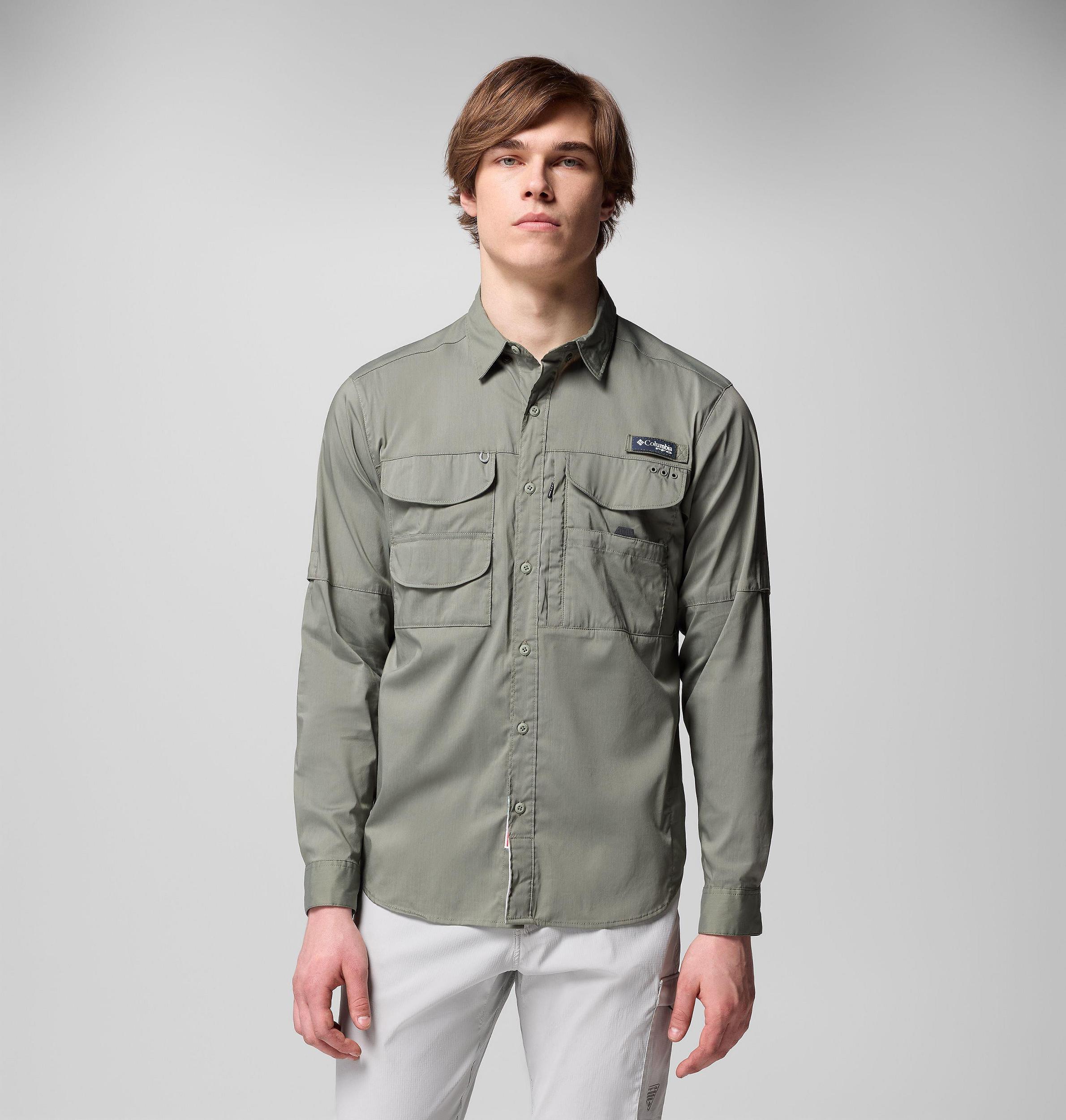 Columbia Mens PFG Bonehead Elite Long Sleeve Shirt- Product Image