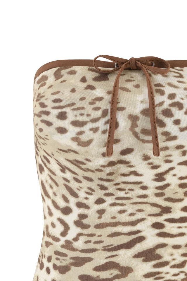 MICHELLE SKORT - NEUTRAL : LEOPARD LIMBO Product Image